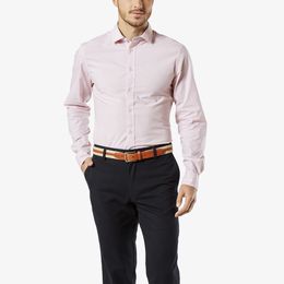 Dockers-Refined Poplin Shirt, Slim Fit-Seguaro Pink