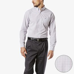 Dockers-Essential Poplin Shirt, Standard Fit-Caelan Samba Check