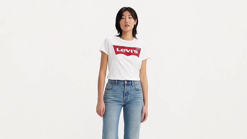 The Perfect Tee | White Logo Tee |Levi's® France (FR)