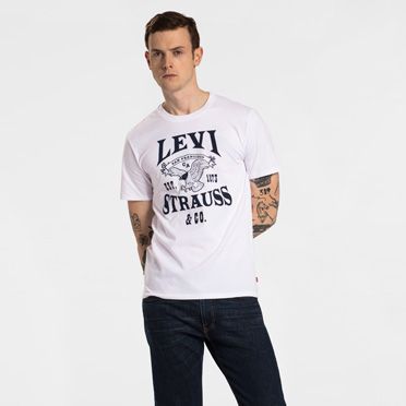 Levi's® Graphic Tee-Bi Icons Better Eagle White