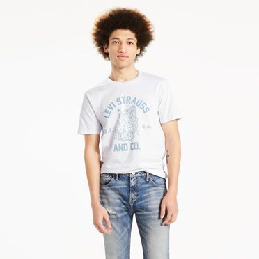 Levi's® Graphic Tee-Bear White