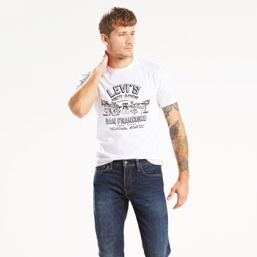 Levi's 2 Horse Tee-White