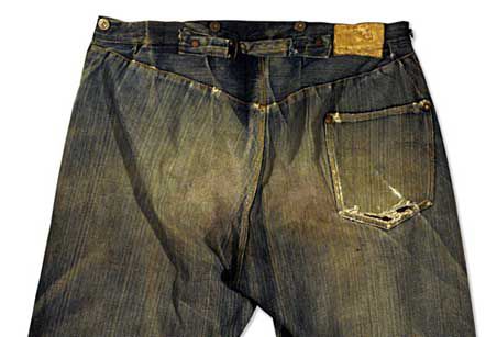 Why did Levi Strauss invent blue jeans?