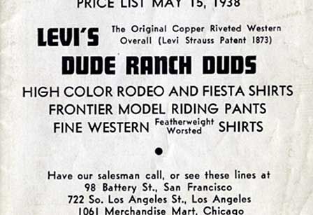 levi's rivets history