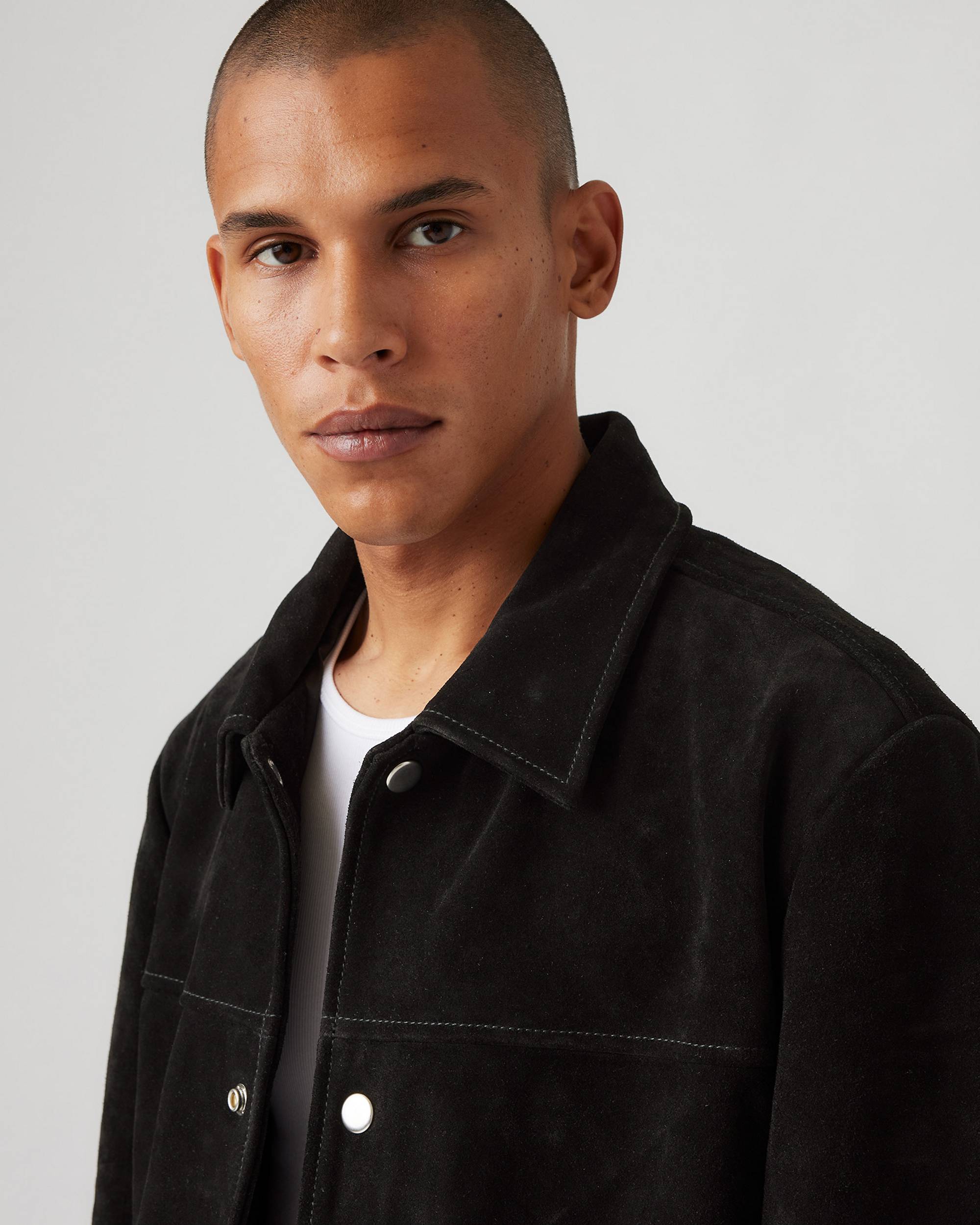 Levi's® X Jjjjound Suede Coach Jacket - Black | Levi's® US Levi's® X Jjjjound Suede Coach Jacket - Black | Levi's® US
