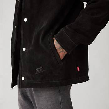 Levi's® X Jjjjound Suede Coach Jacket - Black | Levi's® US Levi's® X Jjjjound Suede Coach Jacket - Black | Levi's® US