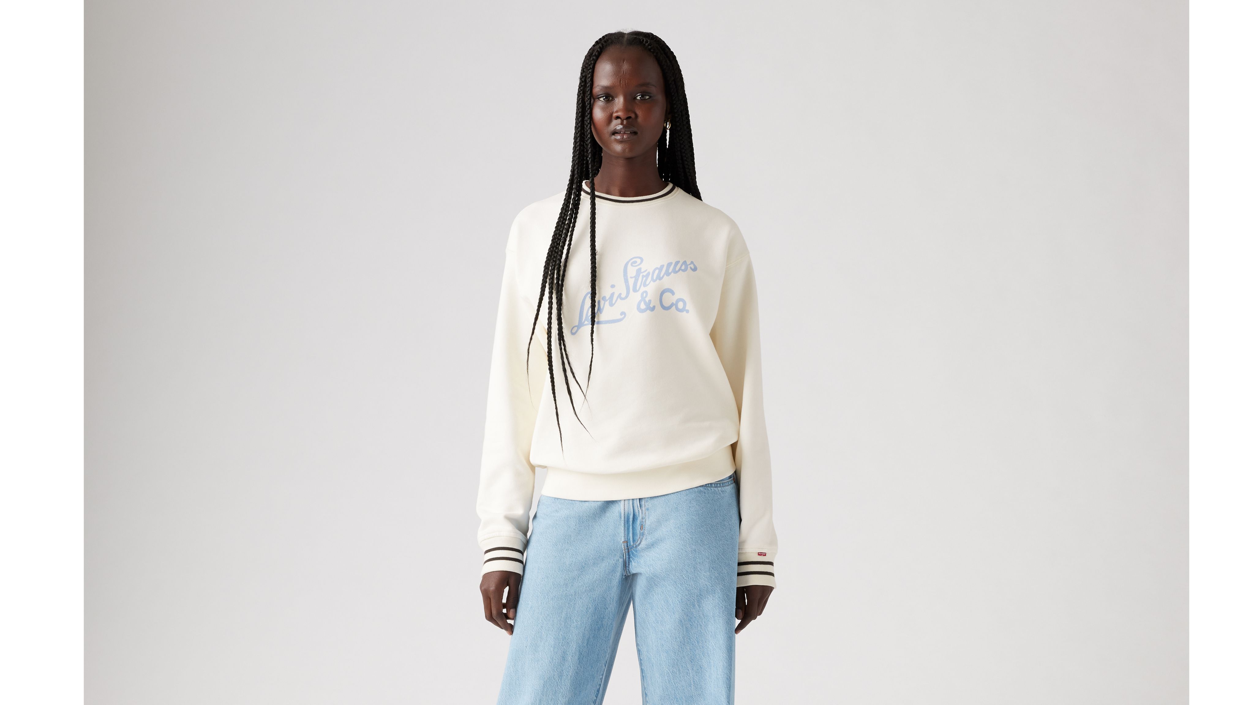 Graphic Heritage Sport Crewneck Sweatshirt - White | Levi's® US