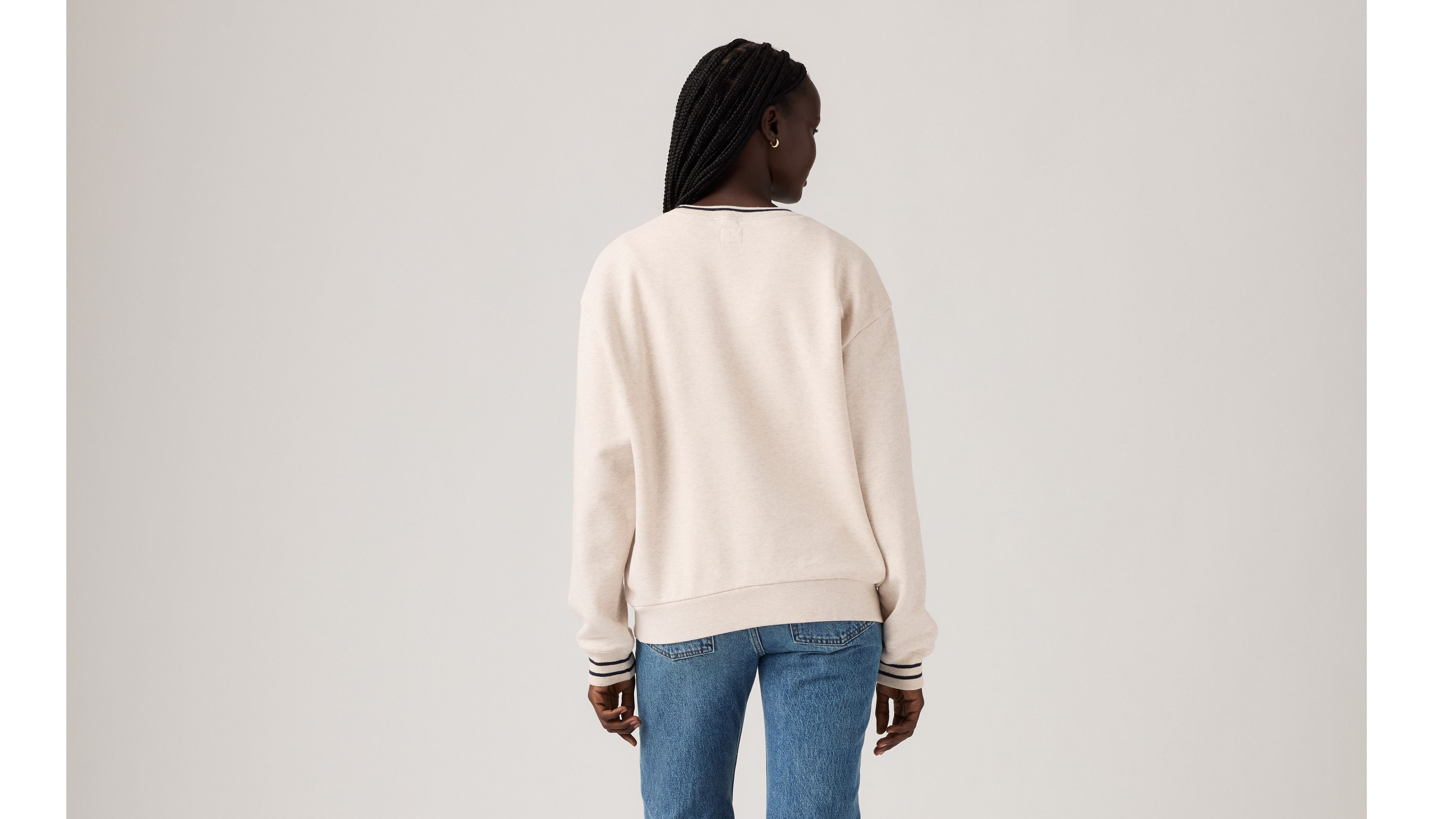 トップス codegraphy  SPORTS CREW NECK Graphic Heritage Sport Crewneck Sweatshirt - White | Levi's® US