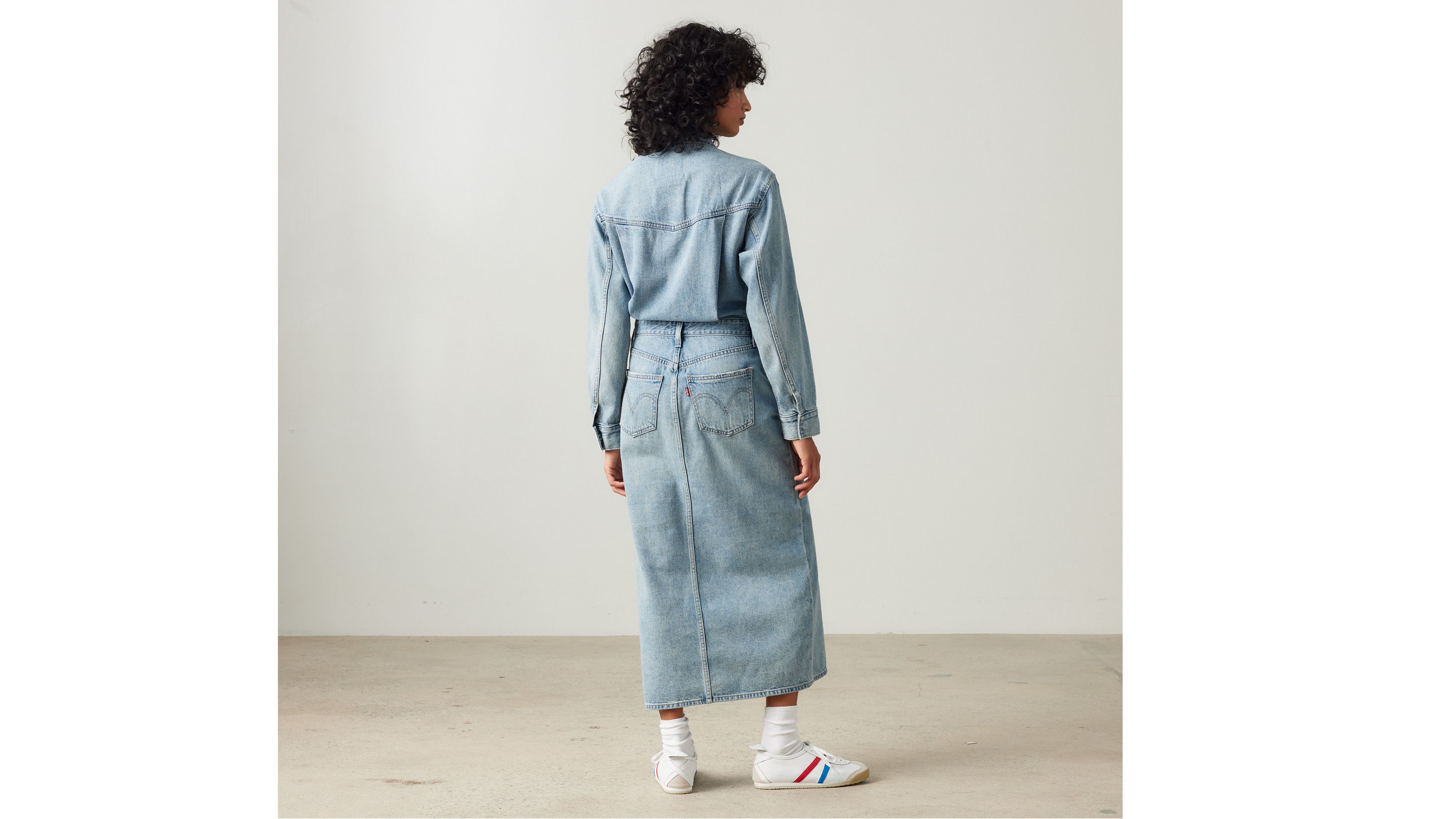 Denim Midi Shirt Dress - Blue | Levi's® FR