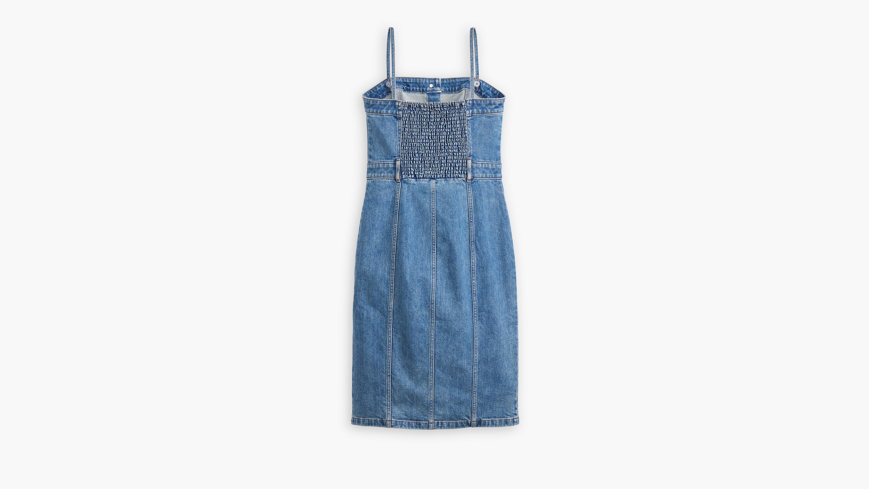 Denim Bustier Dress