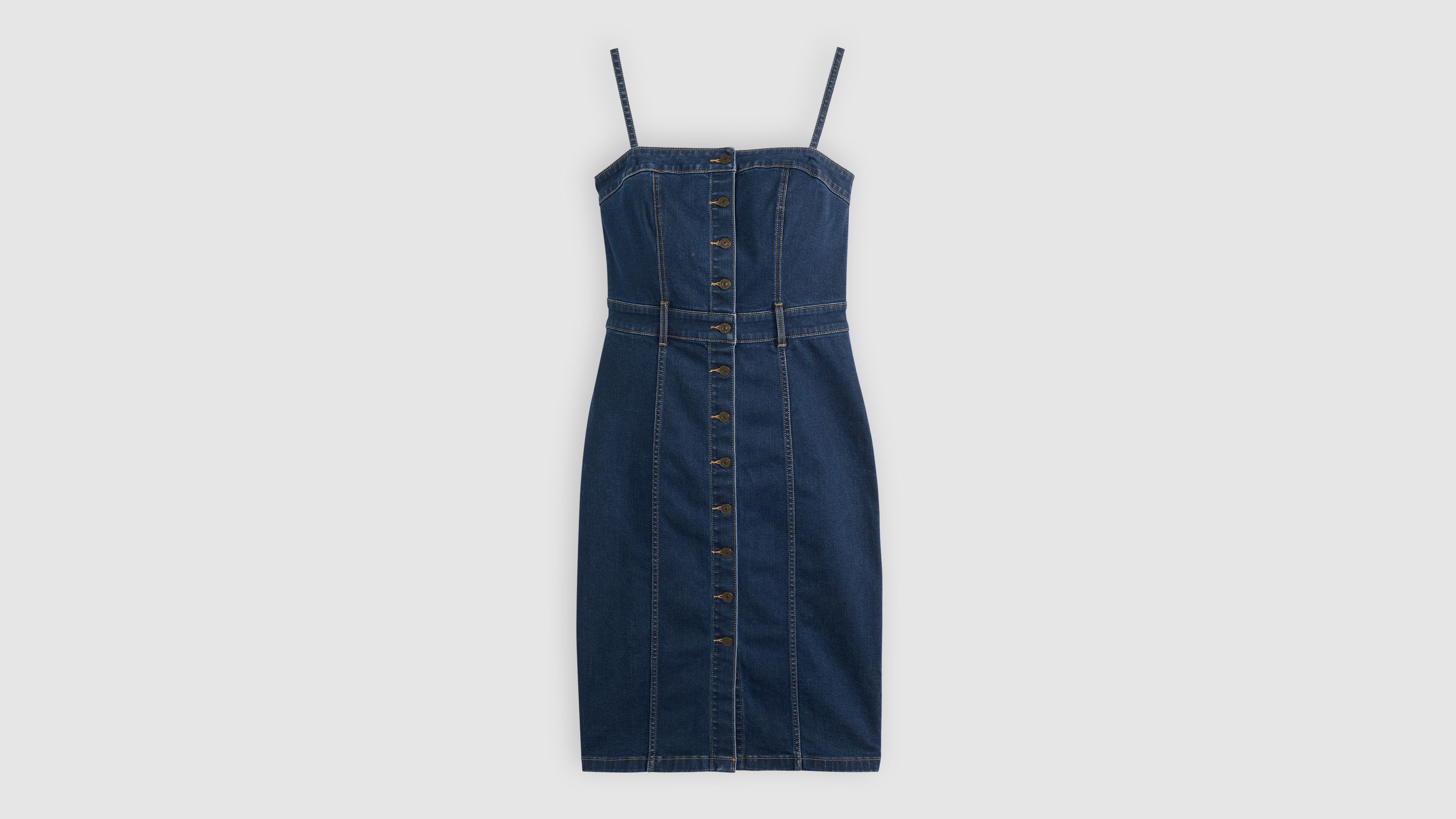 Denim Bustier Dress 5