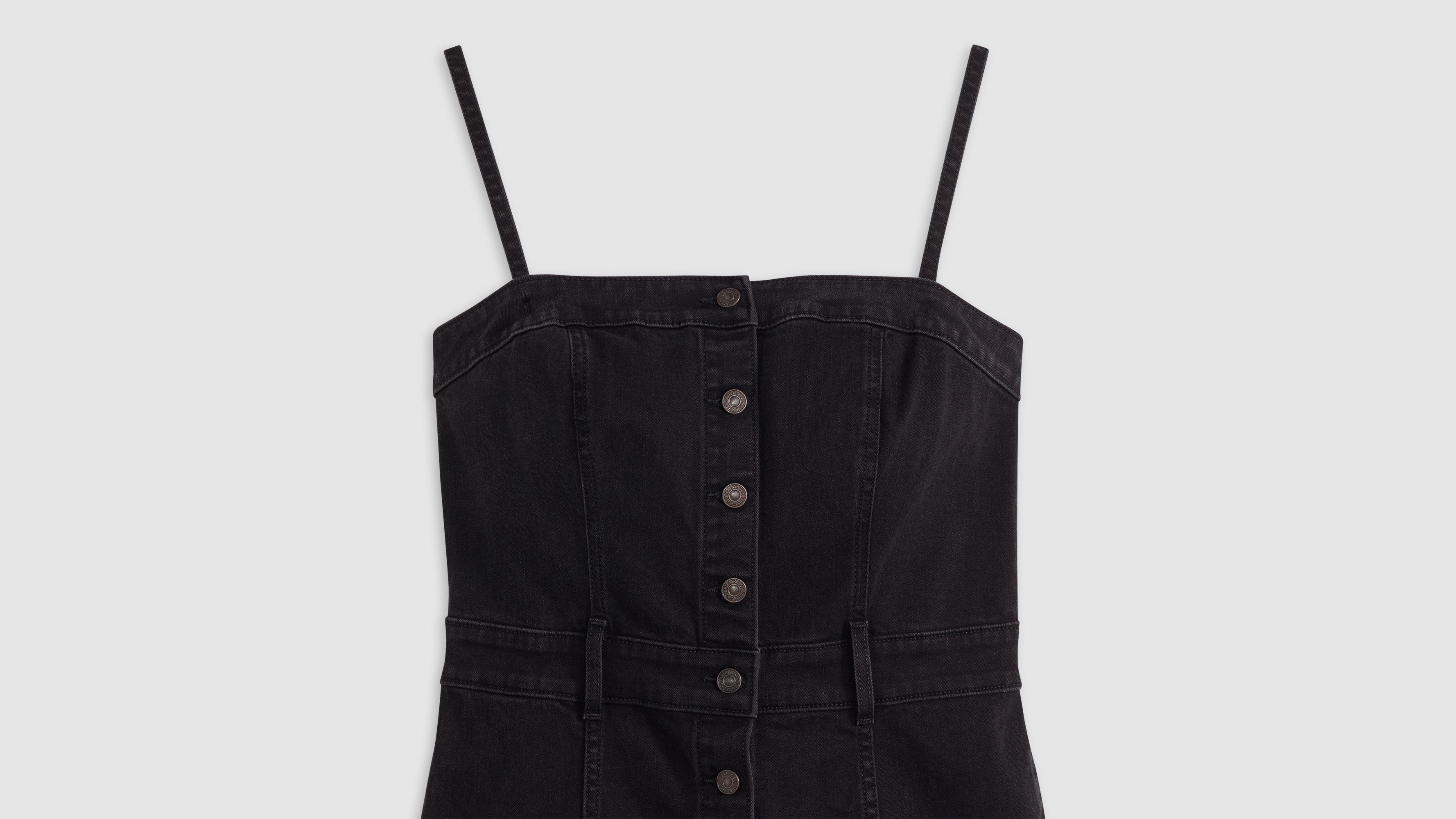 Denim Bustier Dress