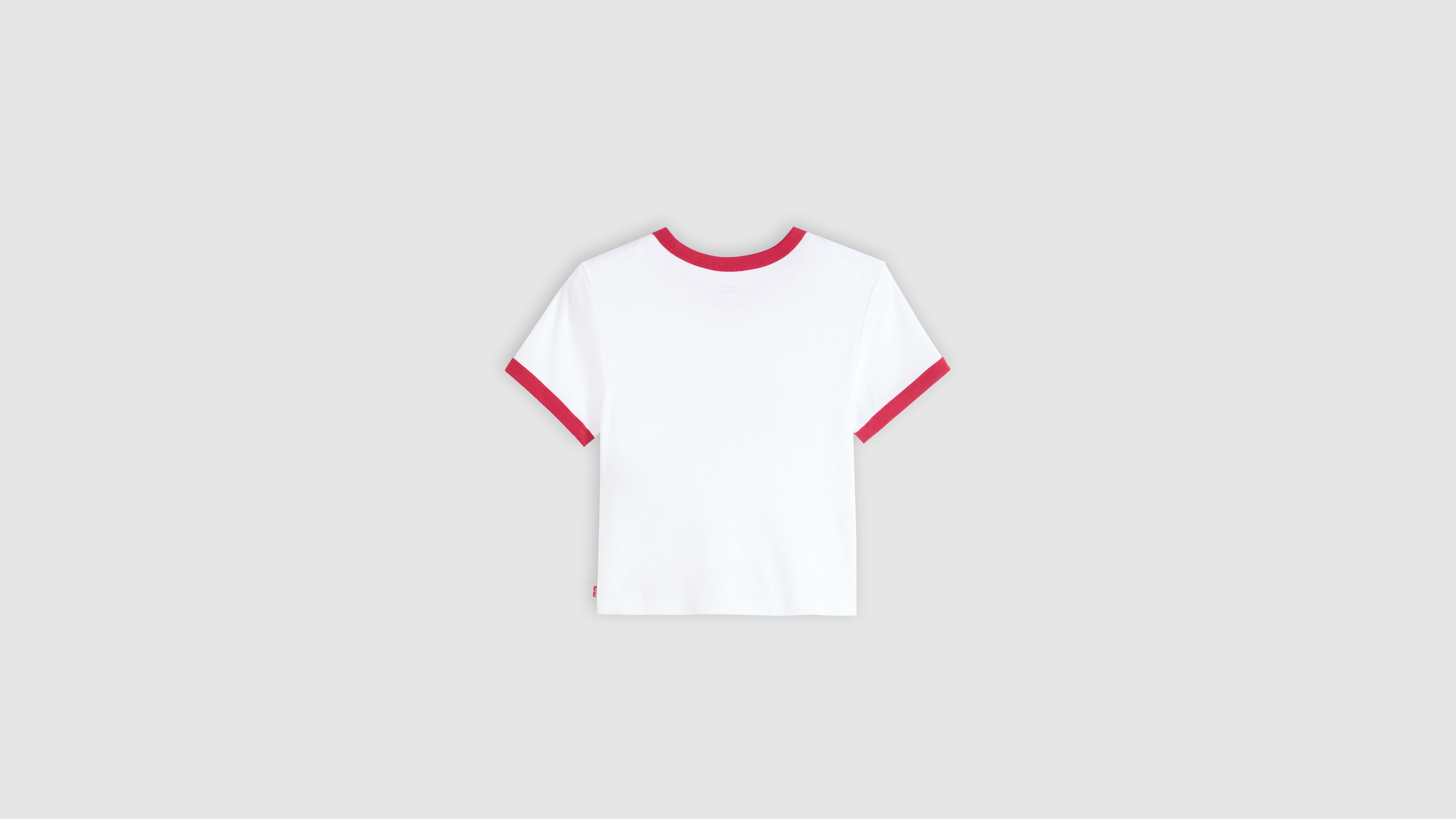 ★ Leey★ LOGO GRAPHICS RINGER TSHIRT WHITE P0000EGN Graphic Essential Sporty Ringer Tee - White | Levi's® US