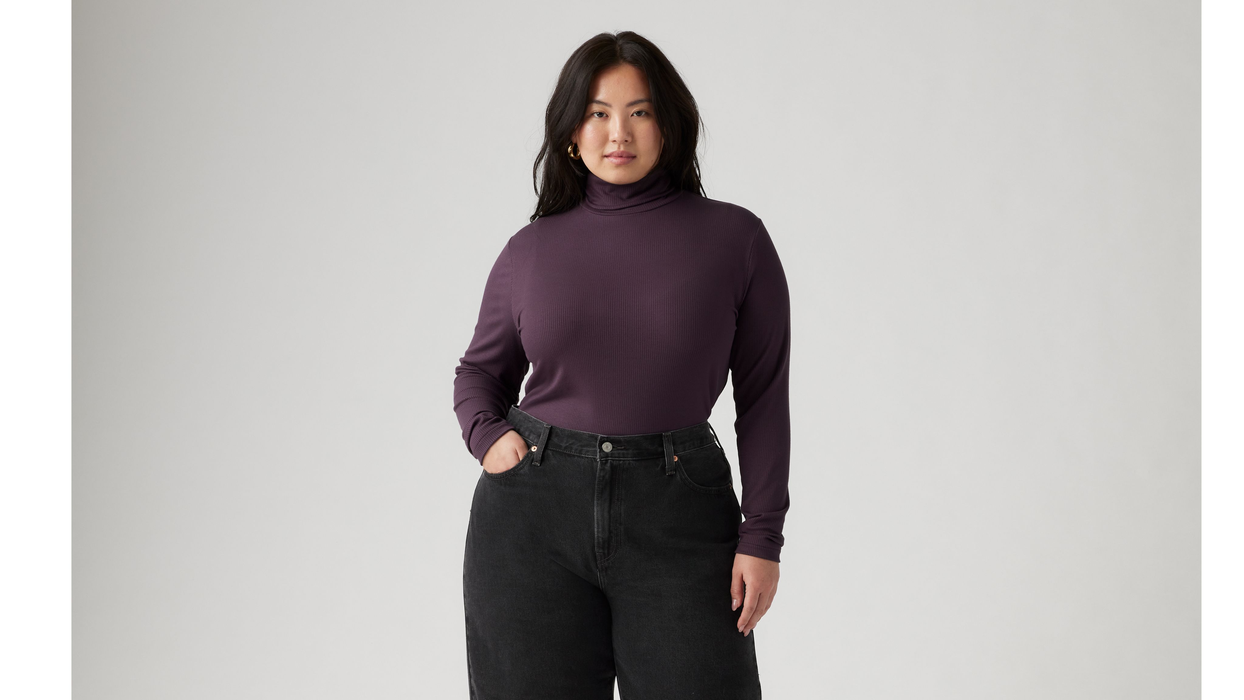 Dreamy Turtleneck Top (Plus Size) 2