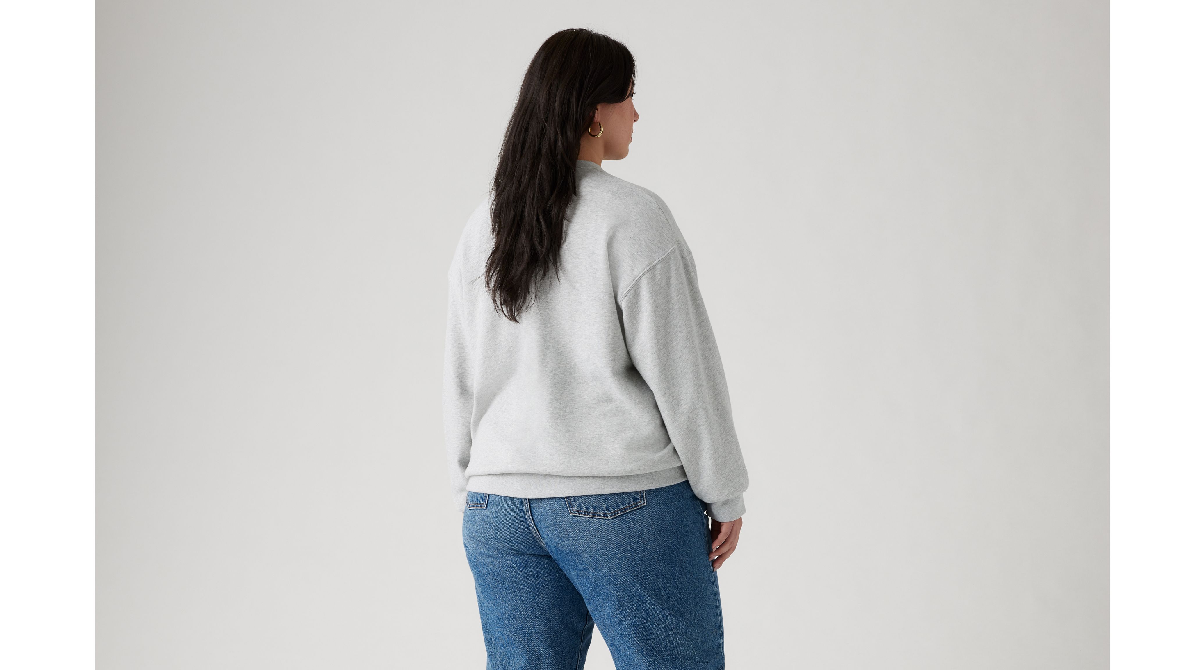 Graphic Everyday Crewneck Sweatshirt (Plus Size) 3