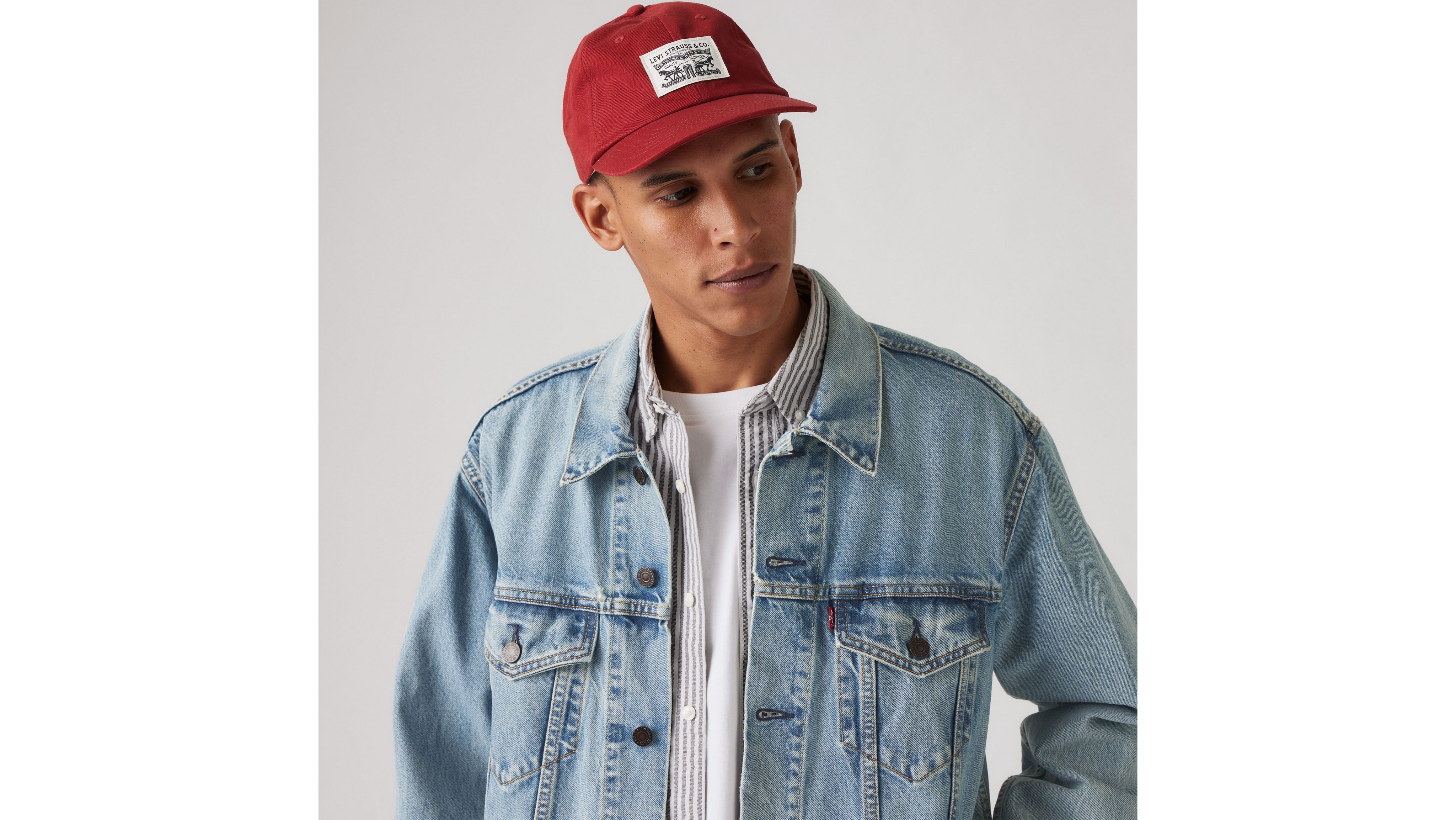 Levi's Relaxed Dad Cap In Dull Red