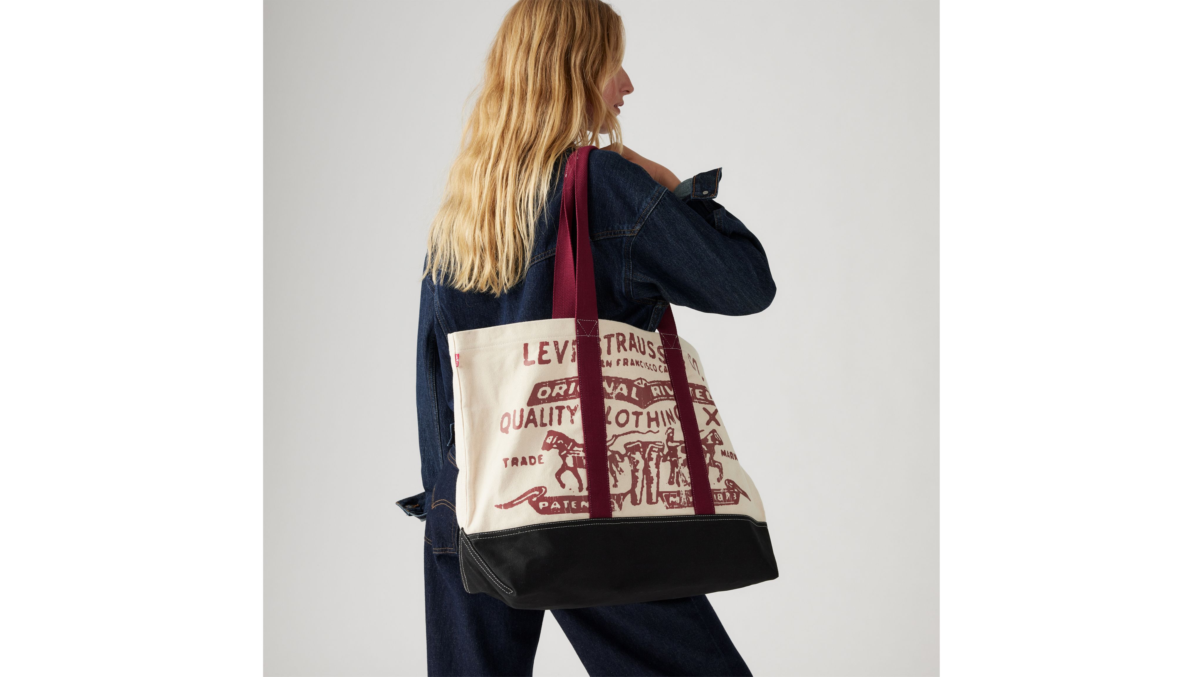 Two Horse XL Tote Bag 1