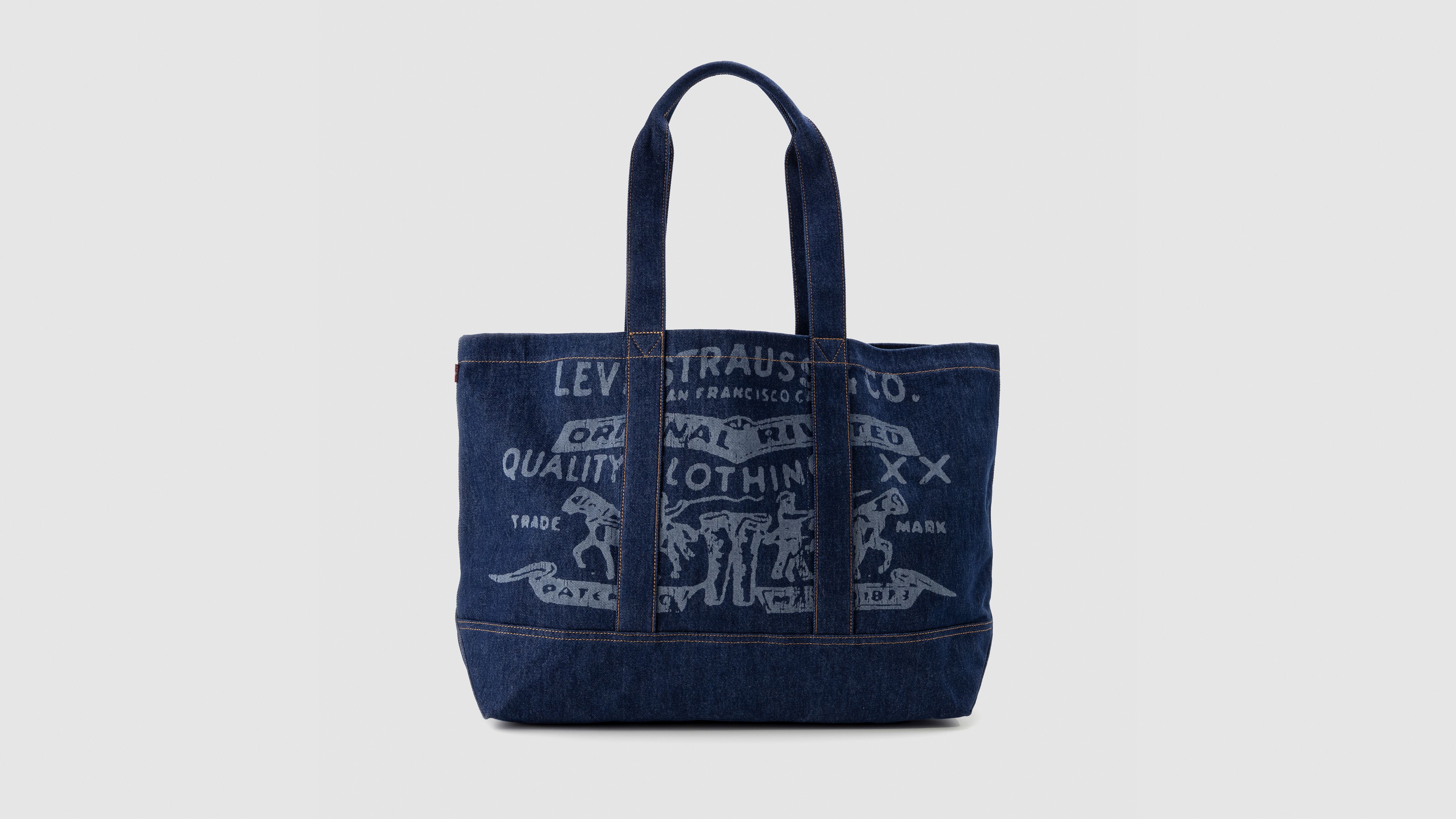 Levi's® Two Horse Tote Bag - Blue | Levi's® GB
