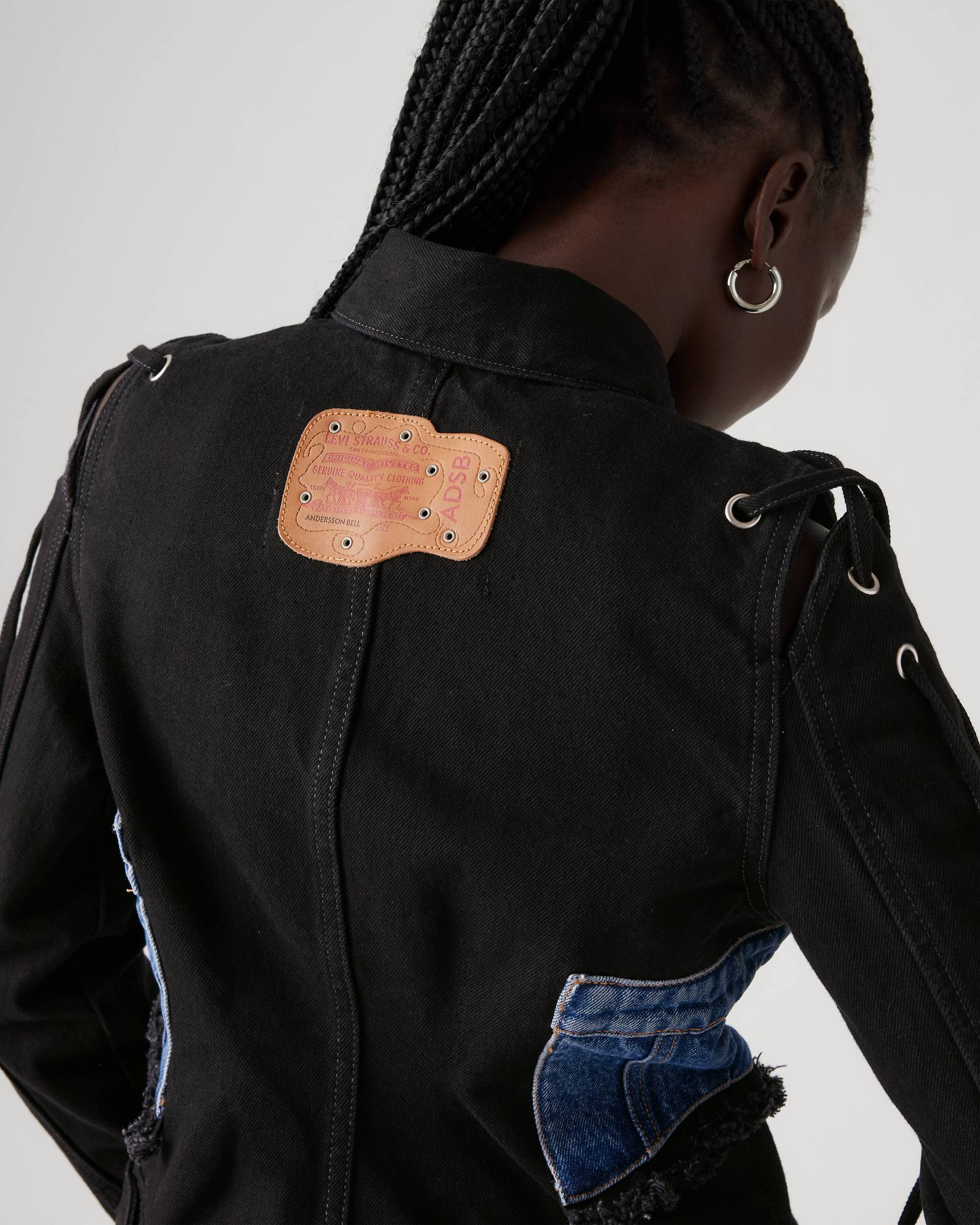 Levi's® X Adsb Andersson Bell Half Trucker Jacket - Black Levi's® X Adsb Andersson Bell Half Trucker Jacket - Black