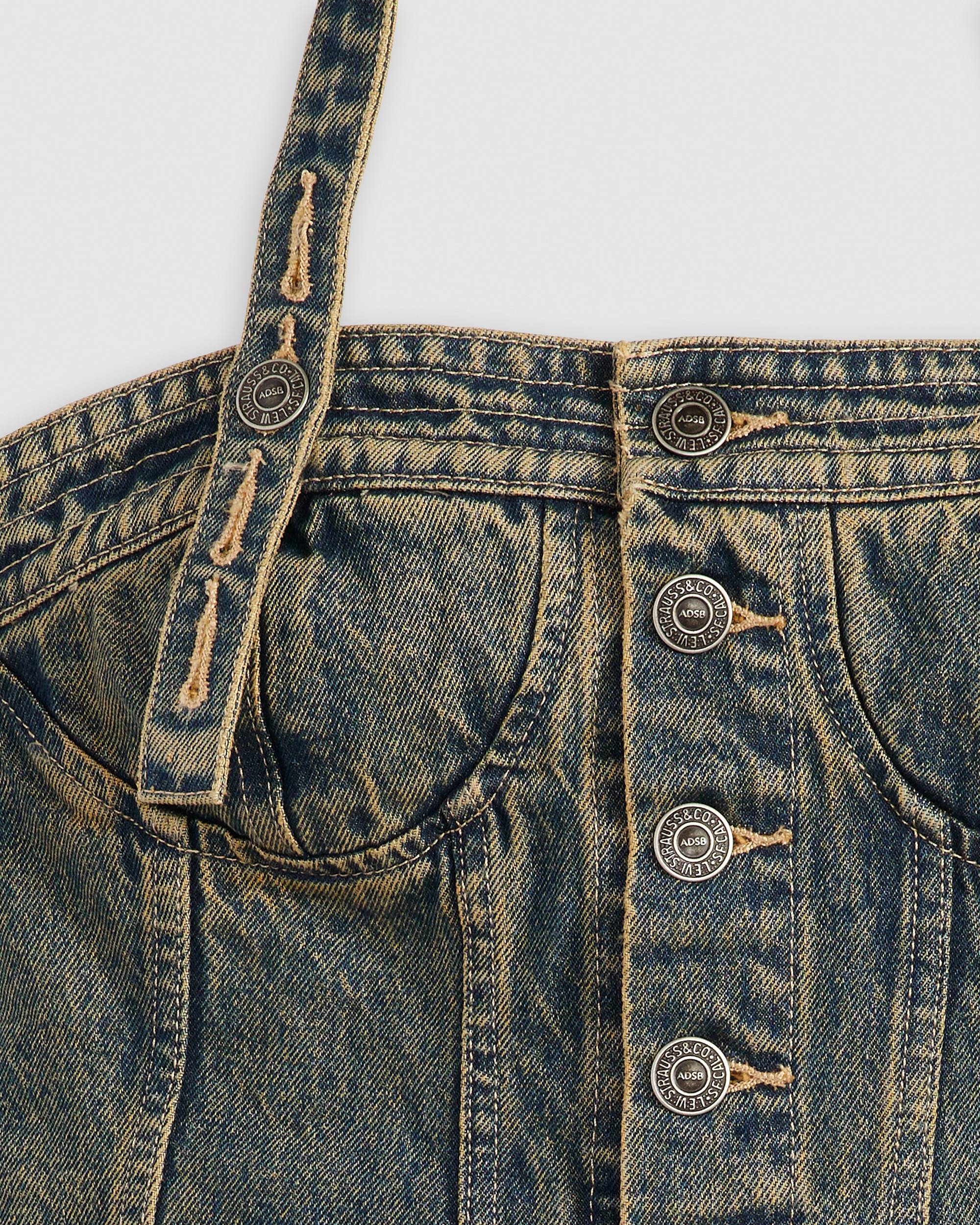 Levi's® X Adsb Andersson Bell Denim Corset - Medium Wash Levi's® X Adsb Andersson Bell Denim Corset - Medium Wash