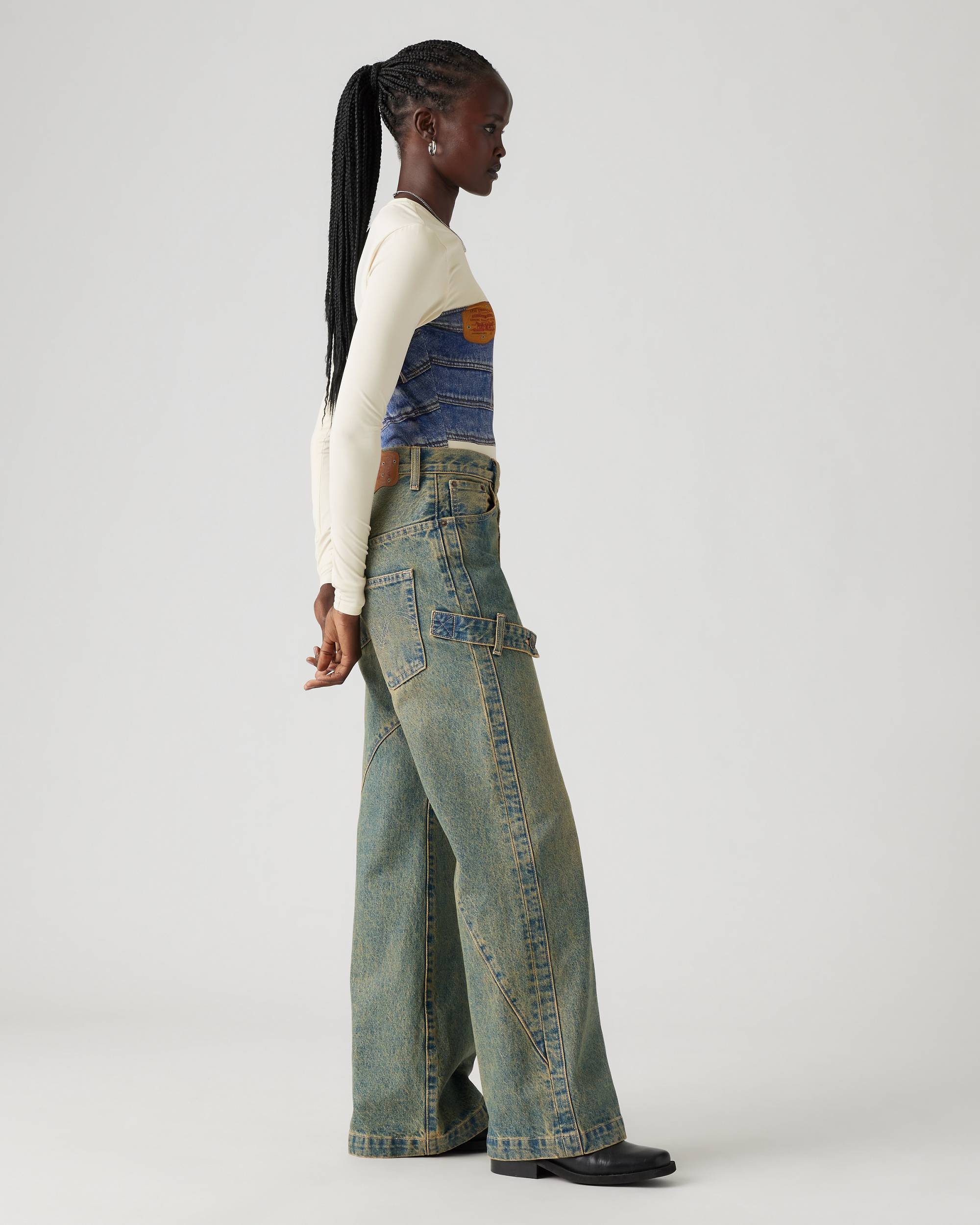 Levi's® X Adsb Andersson Bell Overlay Jeans - Medium Wash Levi's® X Adsb Andersson Bell Overlay Jeans - Medium Wash