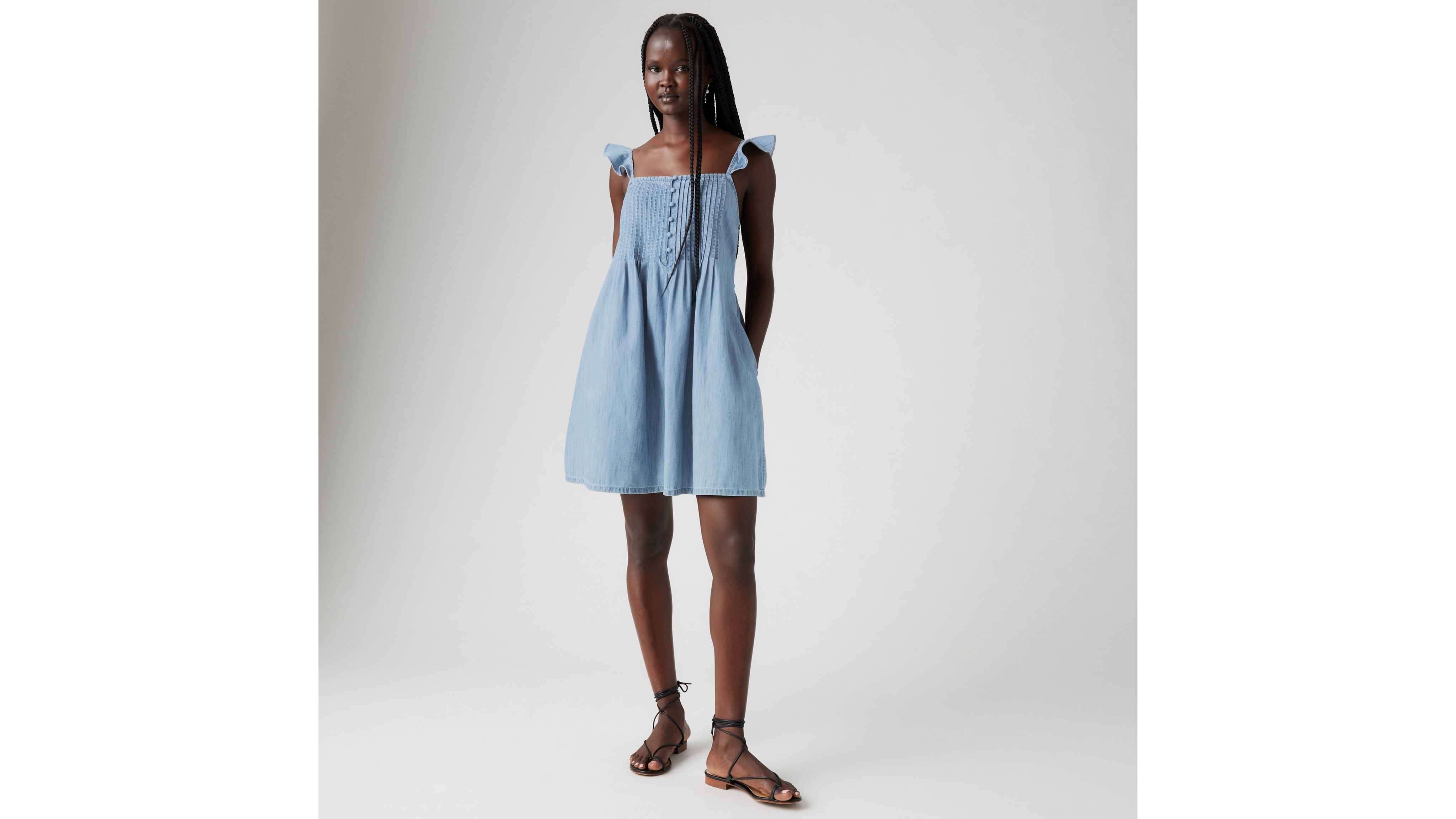 Katrina Flutter Sleeve Dress 1