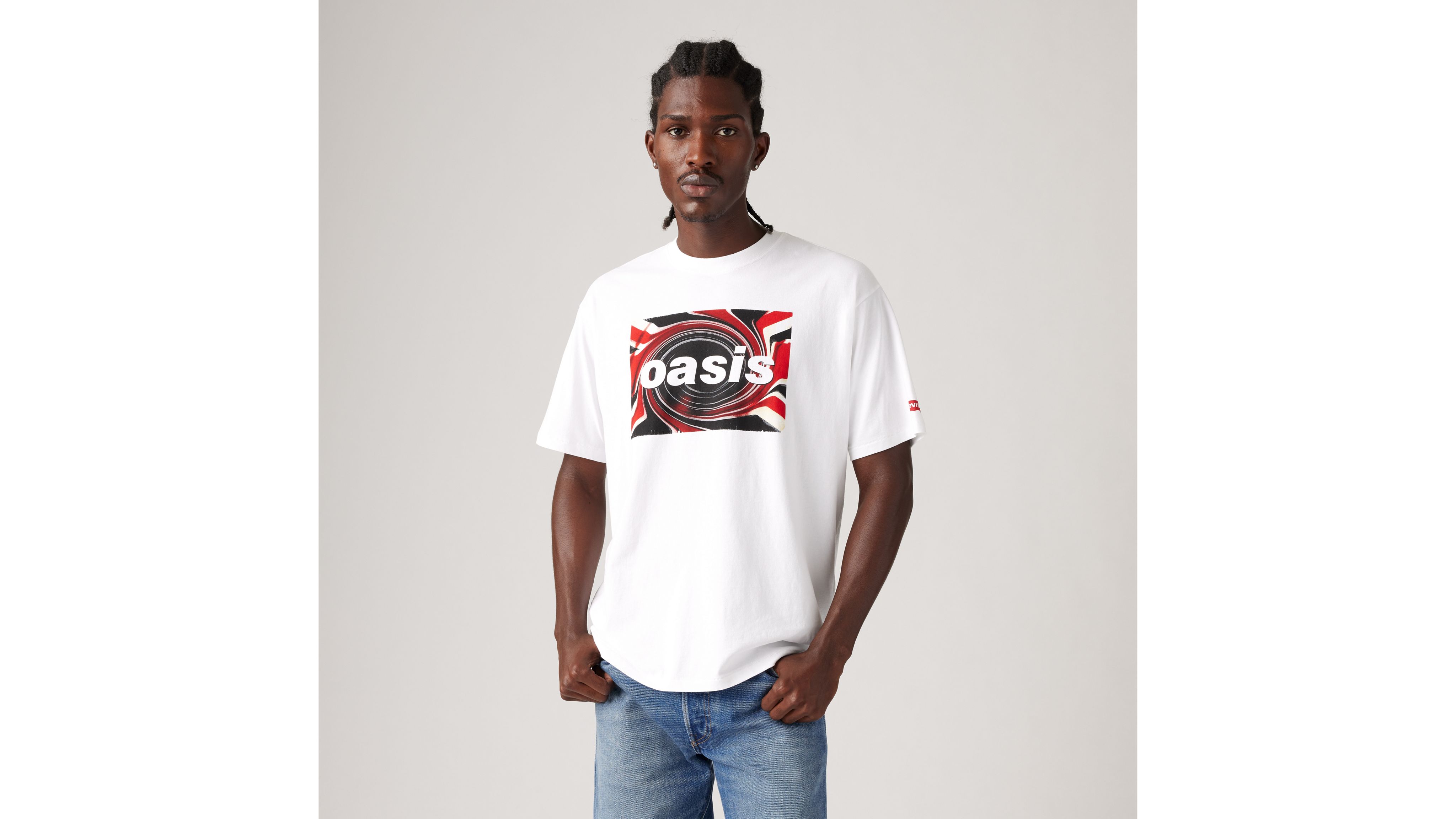 Levi's Oasis Tシャツ Sサイズ ホワイト Oasis Band T-shirt - White | Levi's® US