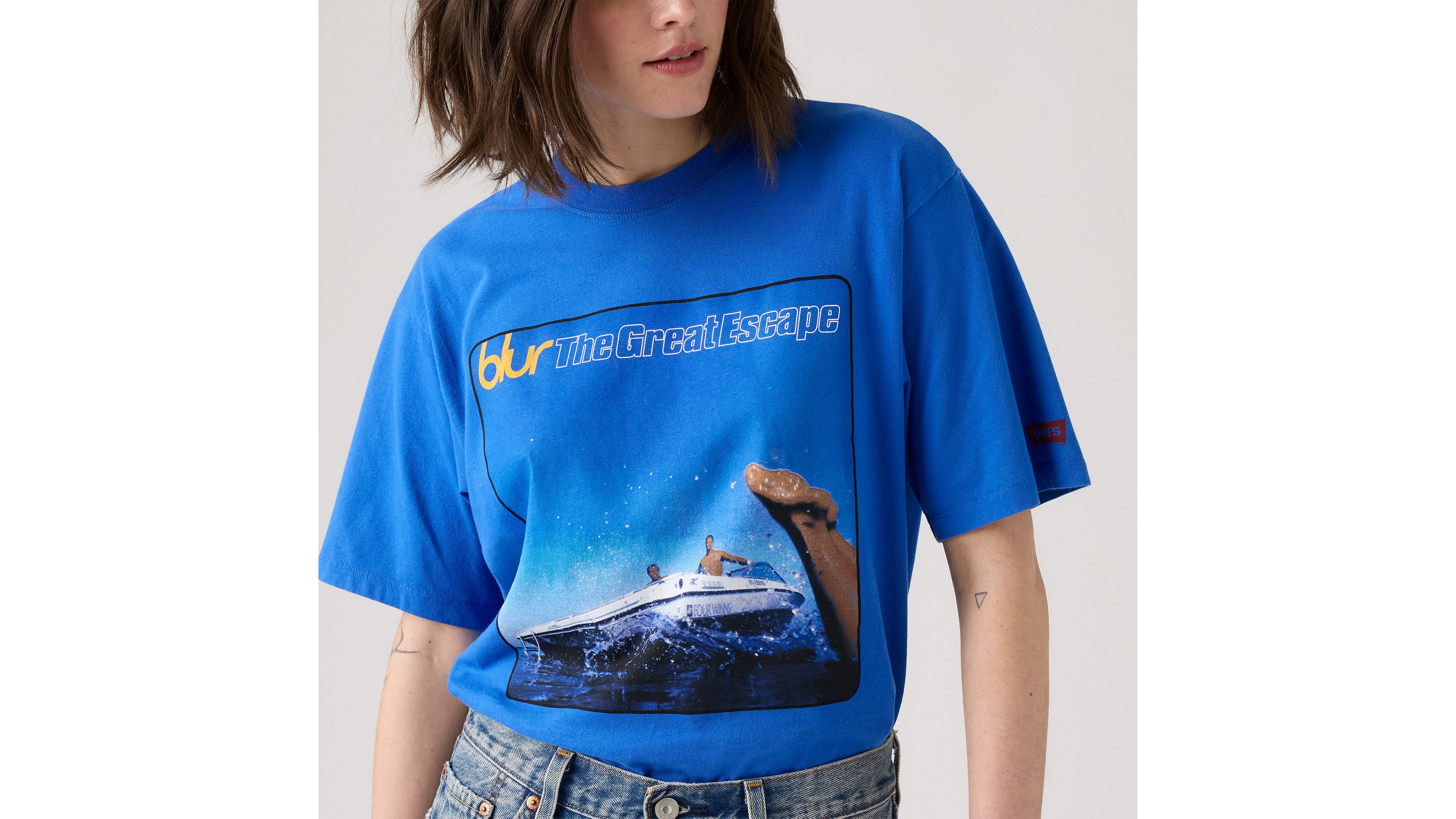 Blur Band T-shirt - Blue | Levi's® CA