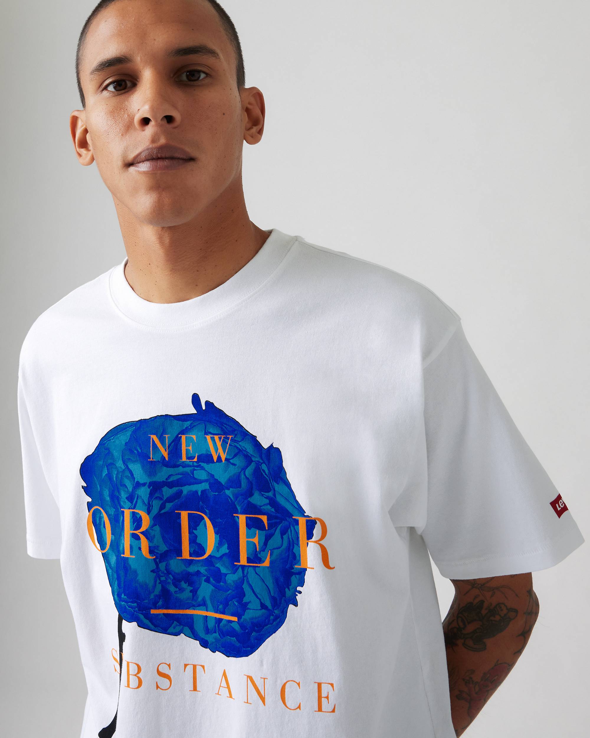 Levi's® New Order Band Tee - White | Levi's® AT Levi's® New Order Band Tee - White | Levi's® AT