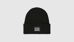 Backpatch Beanie — Regular Black 1