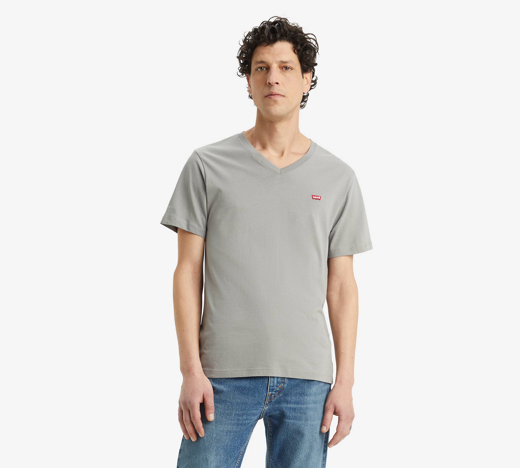 T-shirt classica Housemark con scollo a V 1