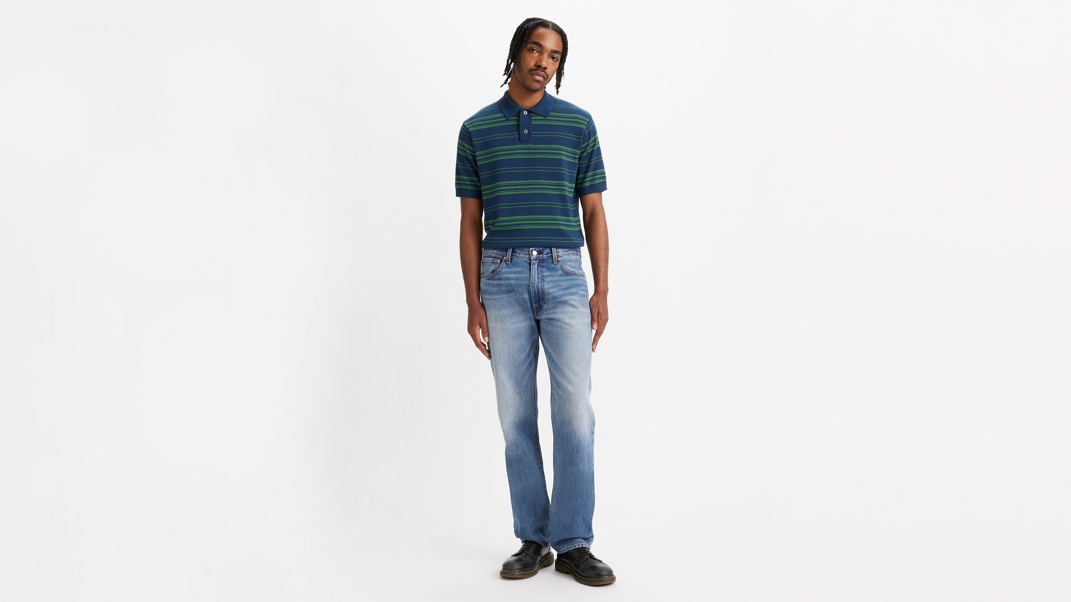 LEVI'S 555 RELAXED STRAIGHT MEN'S JEANS 38X32 