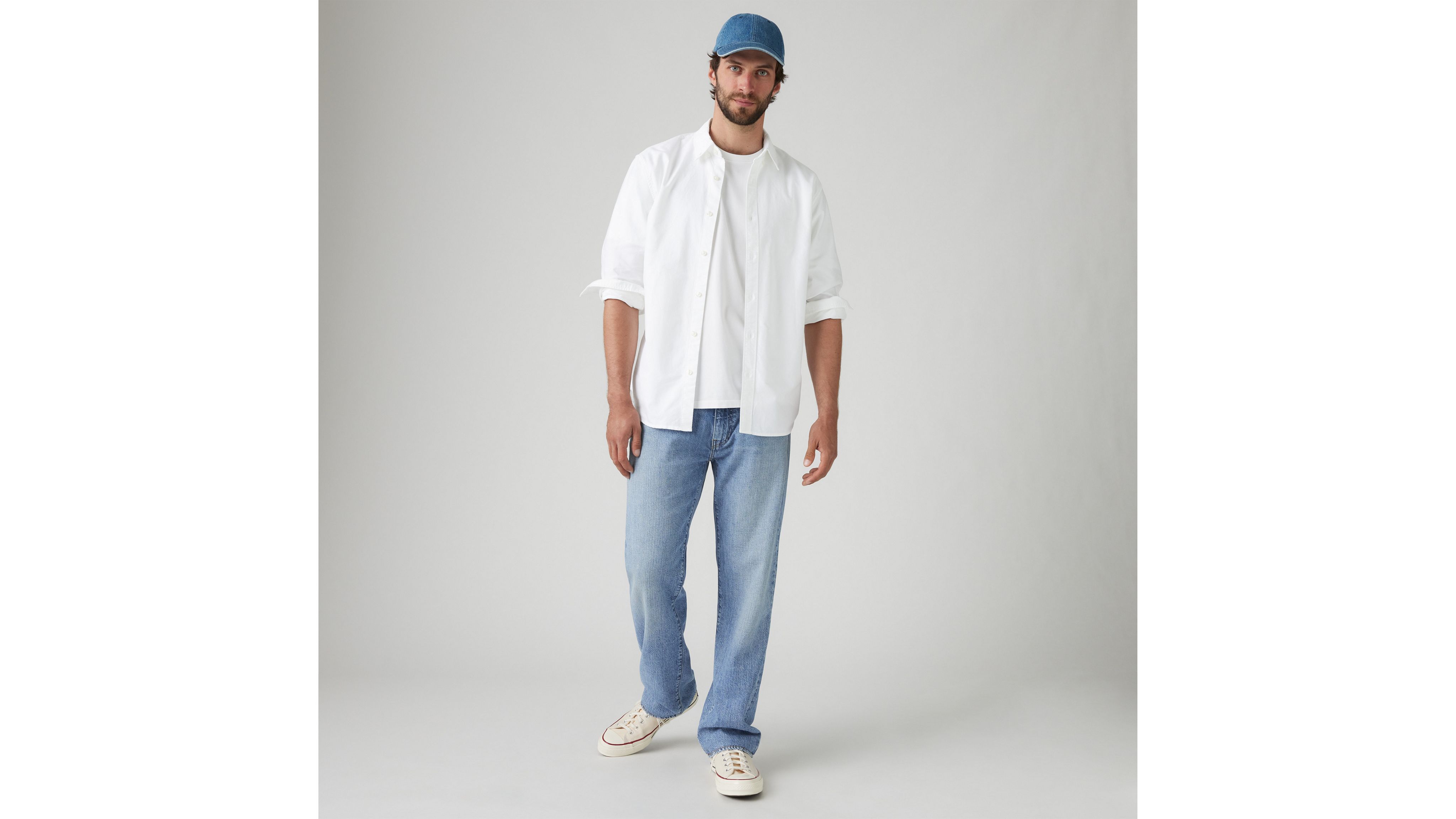 555™ Relaxed Straight Linen+ Denim