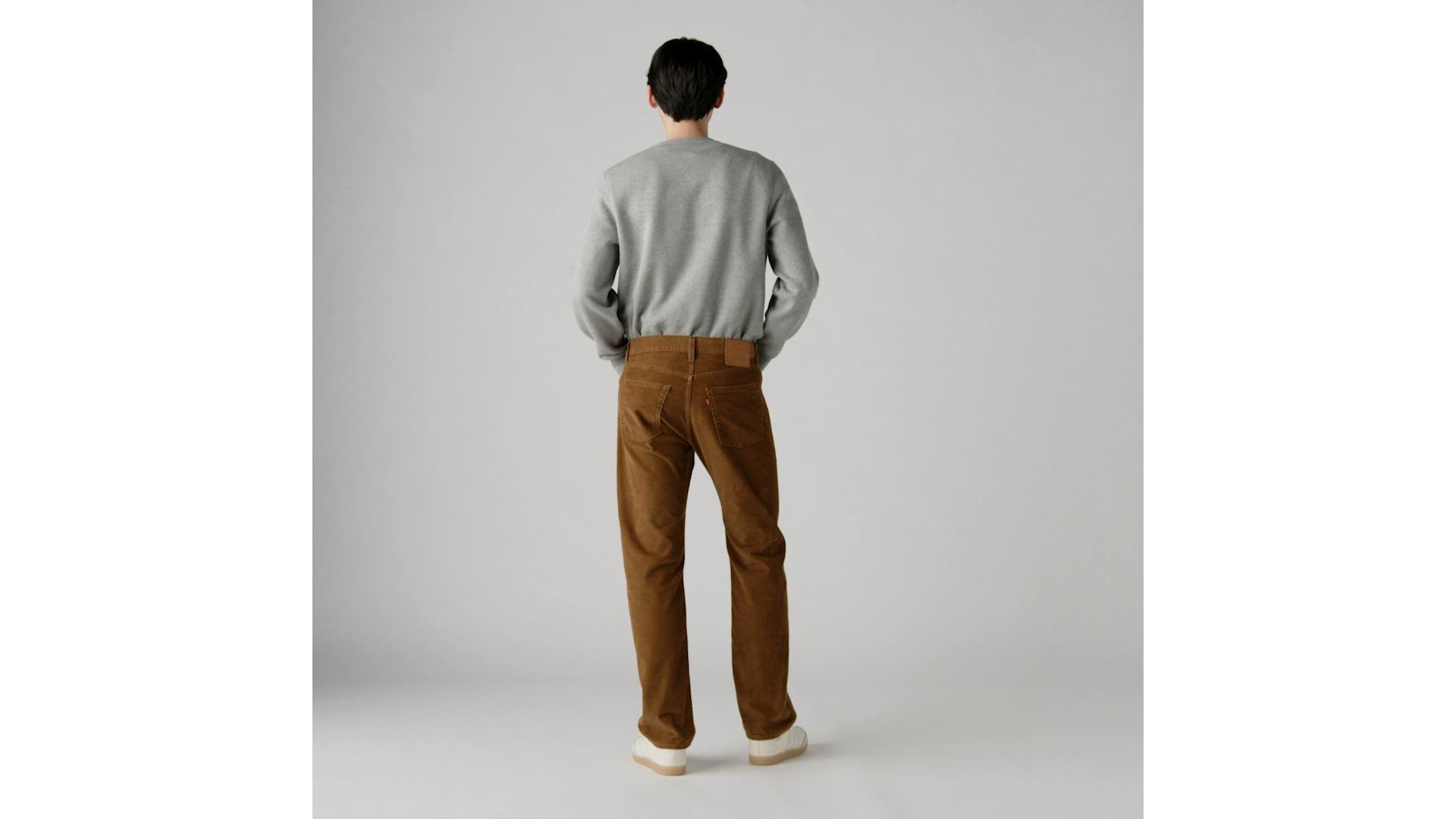 555™ Relaxed Straight Corduroy Pants - Brown | Levi's® PL