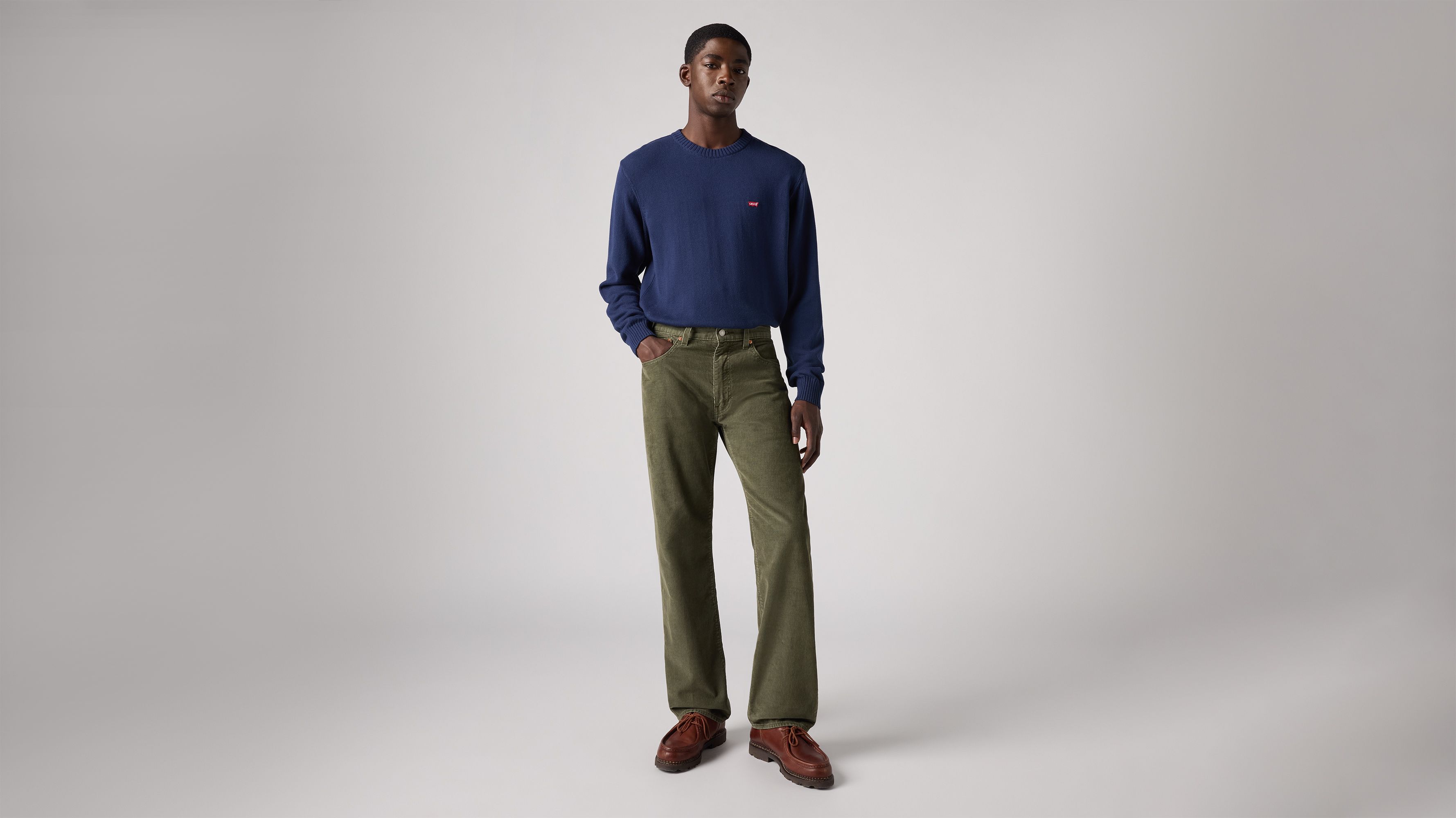 555™ Relaxed Straight Corduroy Trousers 1
