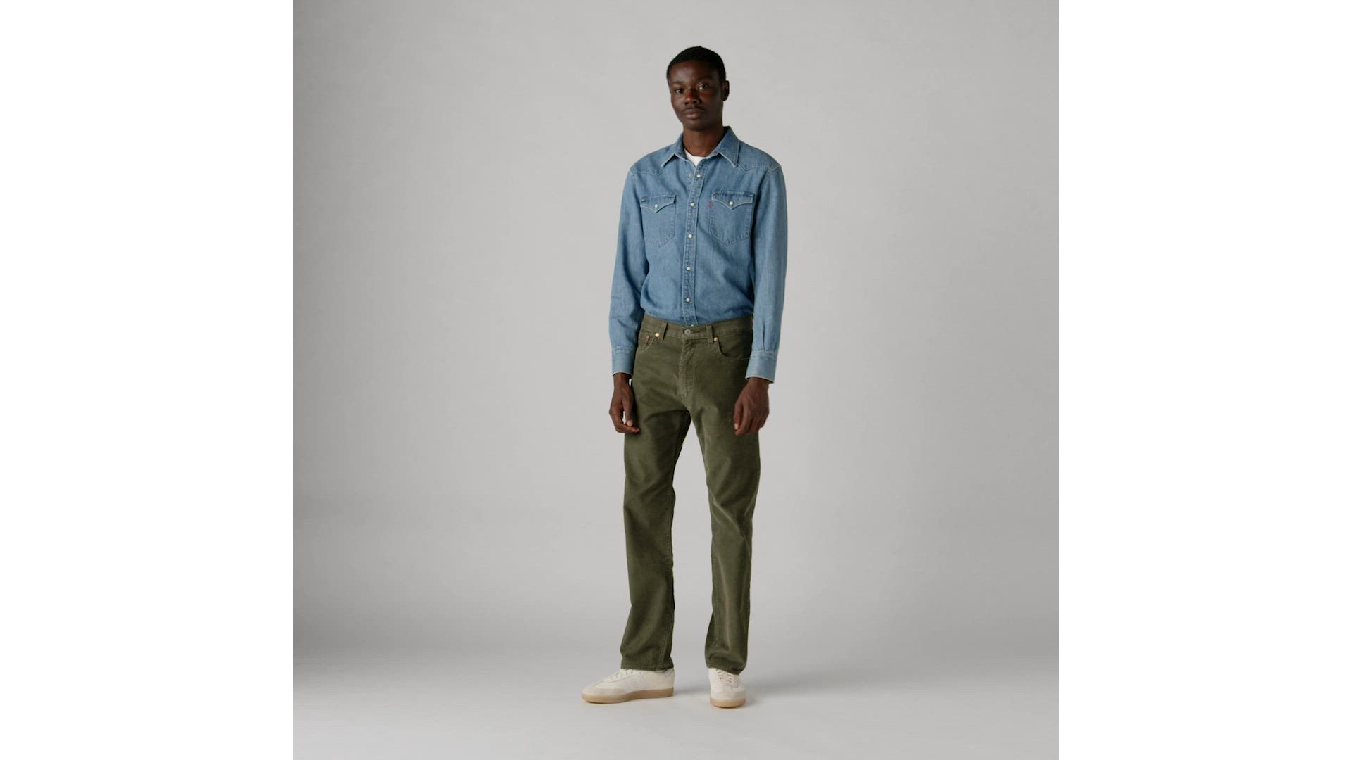 【BAON】Lepin Corduroy Straight Pants Women's Cotton Blend Corduroy Straight Leg Trousers | MUJI