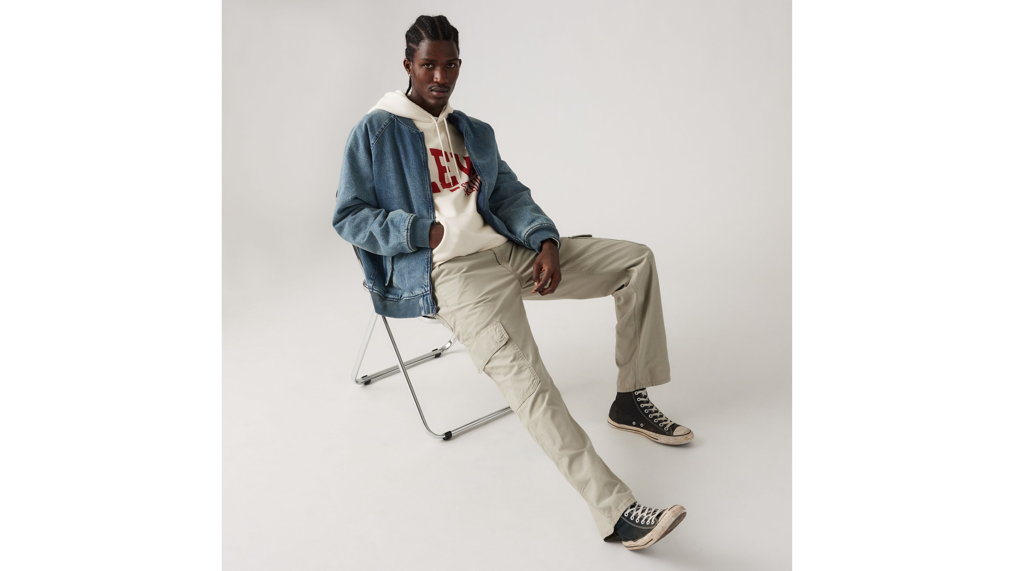 568™ Loose Straight Cargo Twill Men's Pants 1