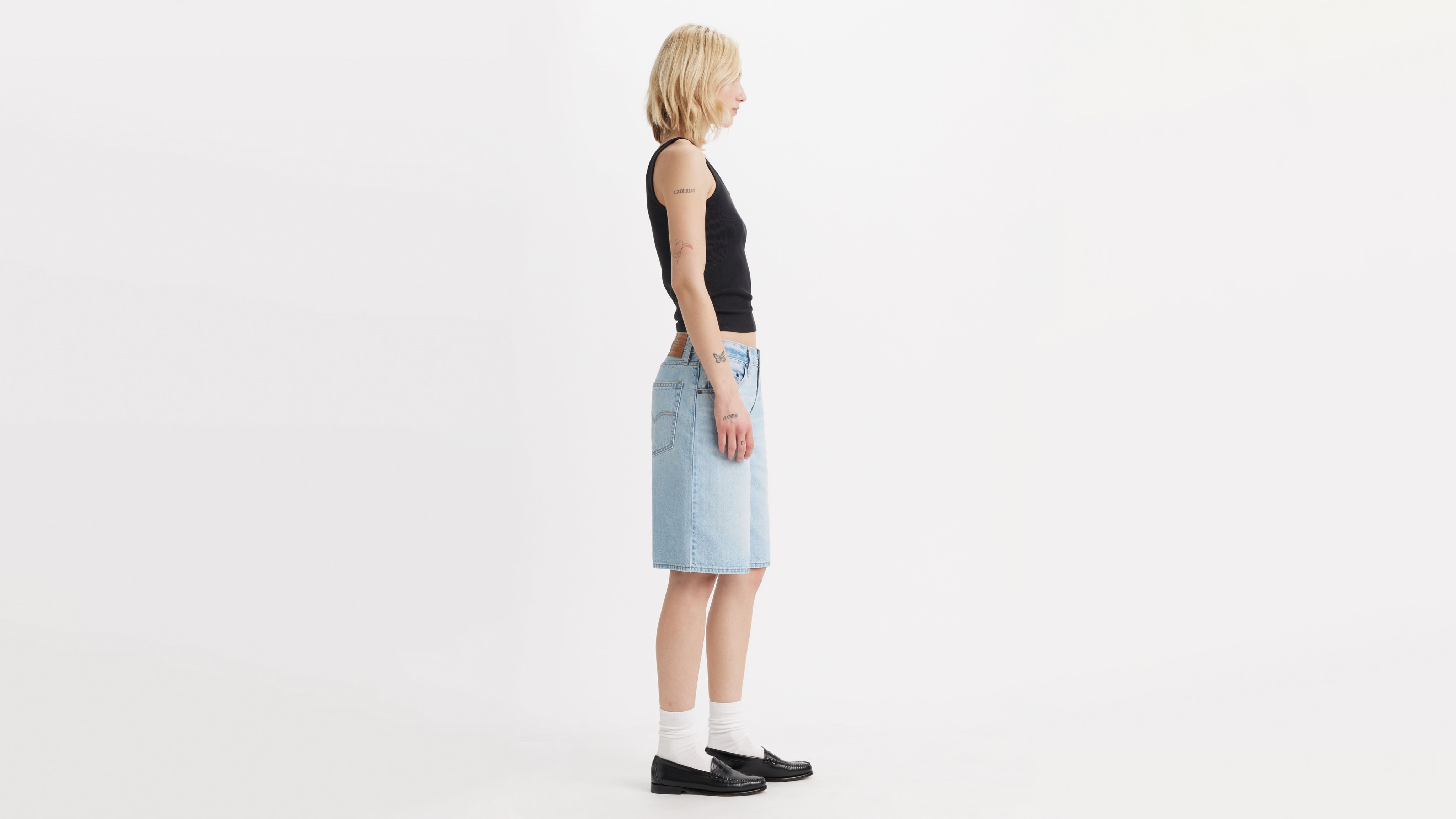Shop Levi's Baggy Dad Jorts In Pick Sides