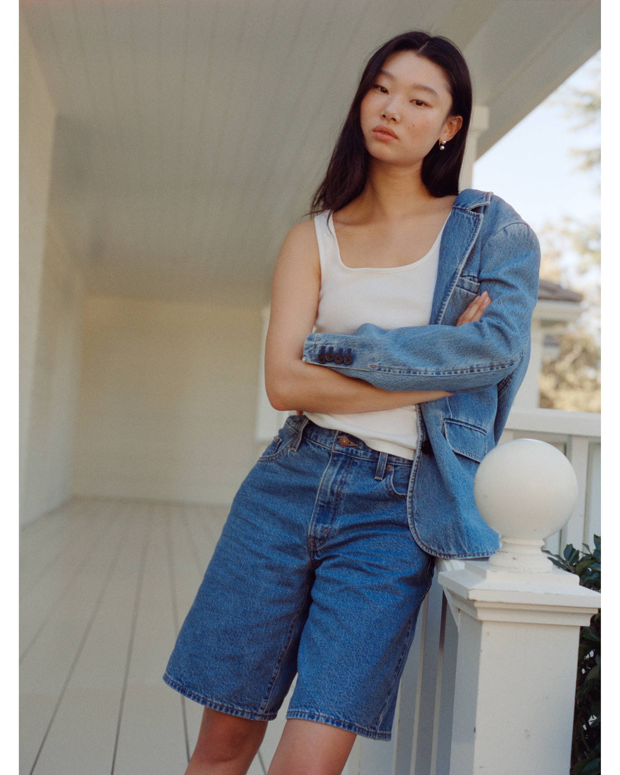 Baggy Dad Women's Jorts - Dark Wash | Levi's® US Baggy Dad Women's Jorts - Dark Wash | Levi's® US