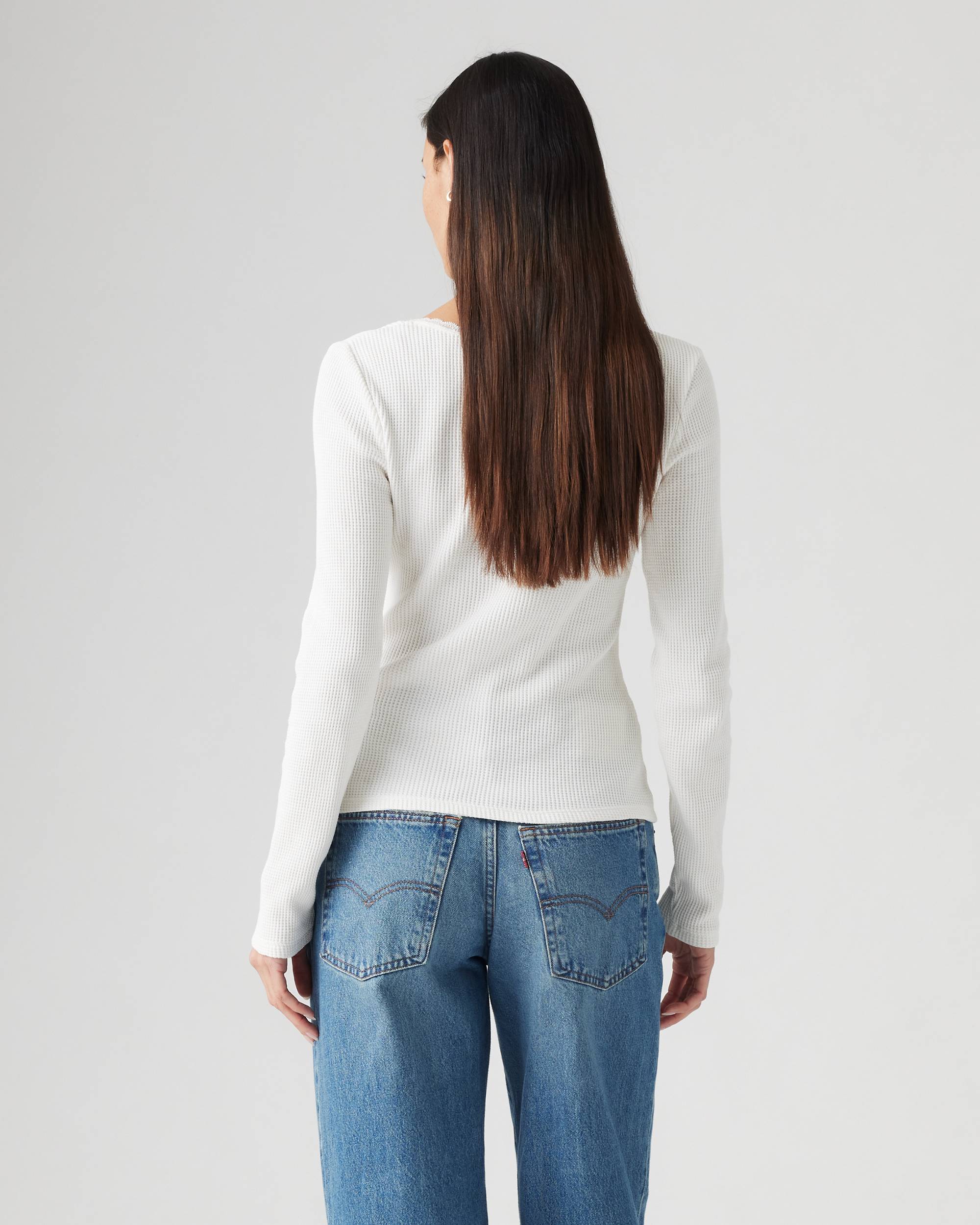Dry Goods Waffle Long Sleeve T-shirt - White | Levi's® US Dry Goods Waffle Long Sleeve T-shirt - White | Levi's® US