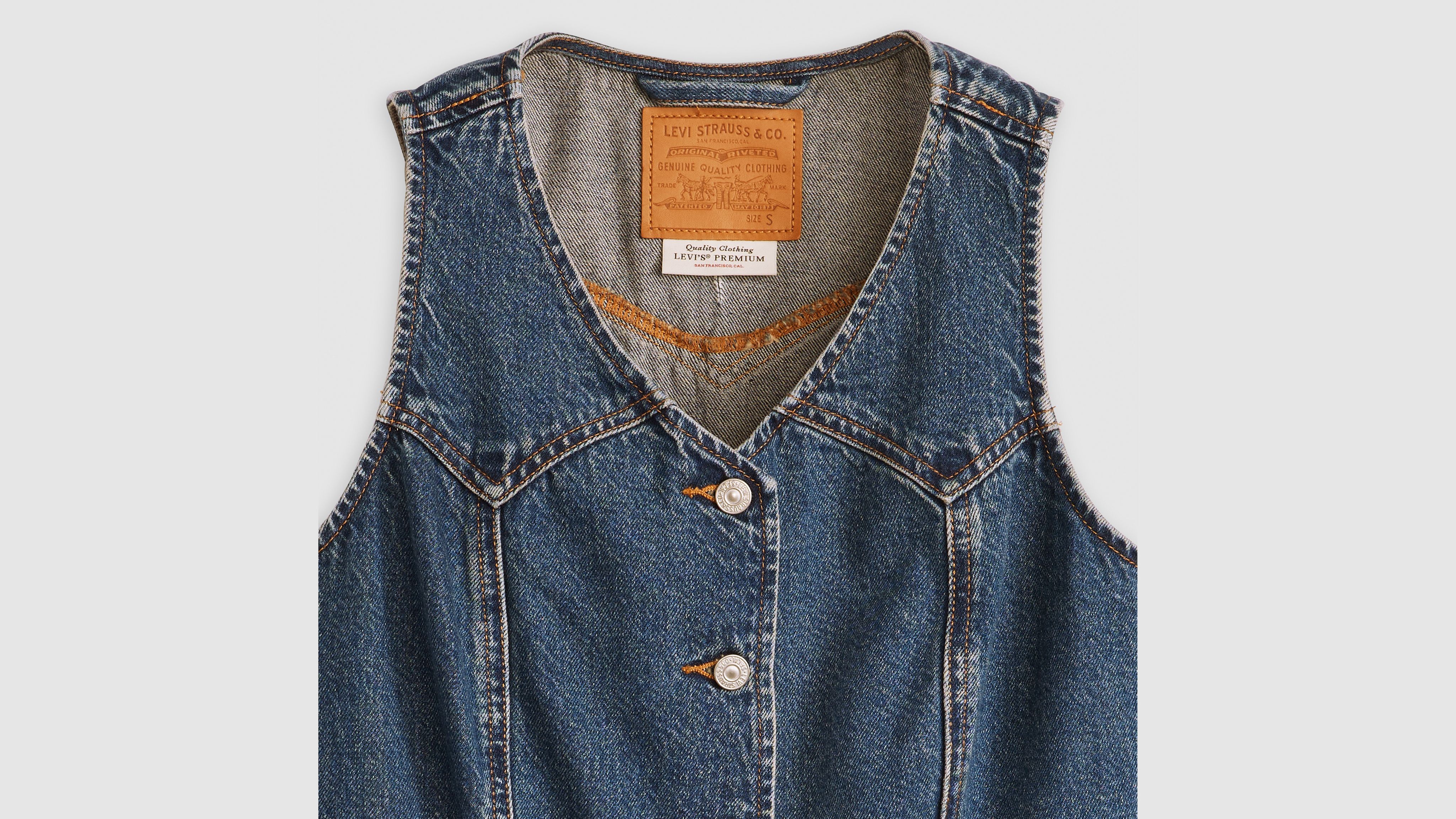 Longline Denim Vest 6