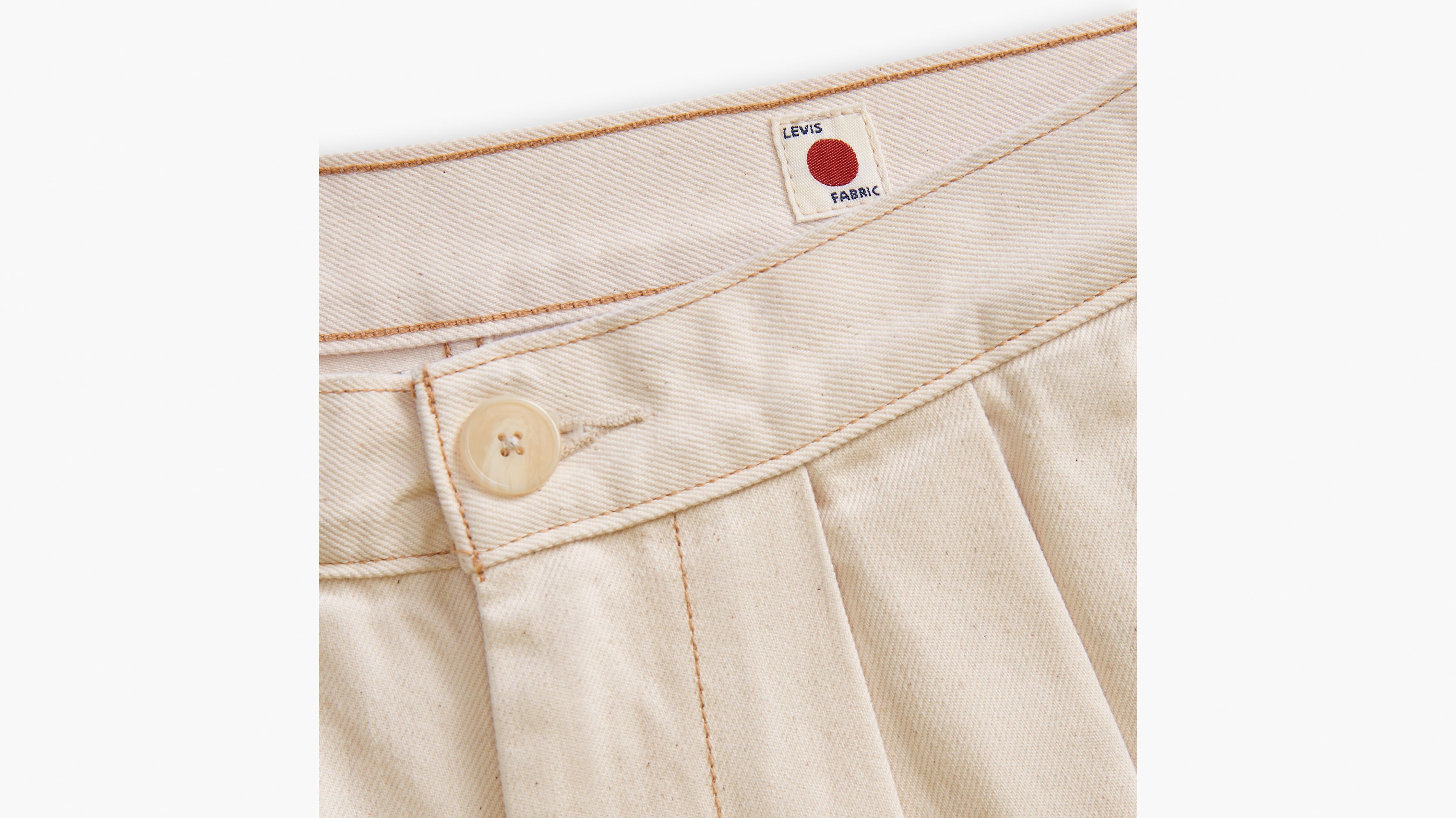 Japanese Denim Pleated Trousers 8