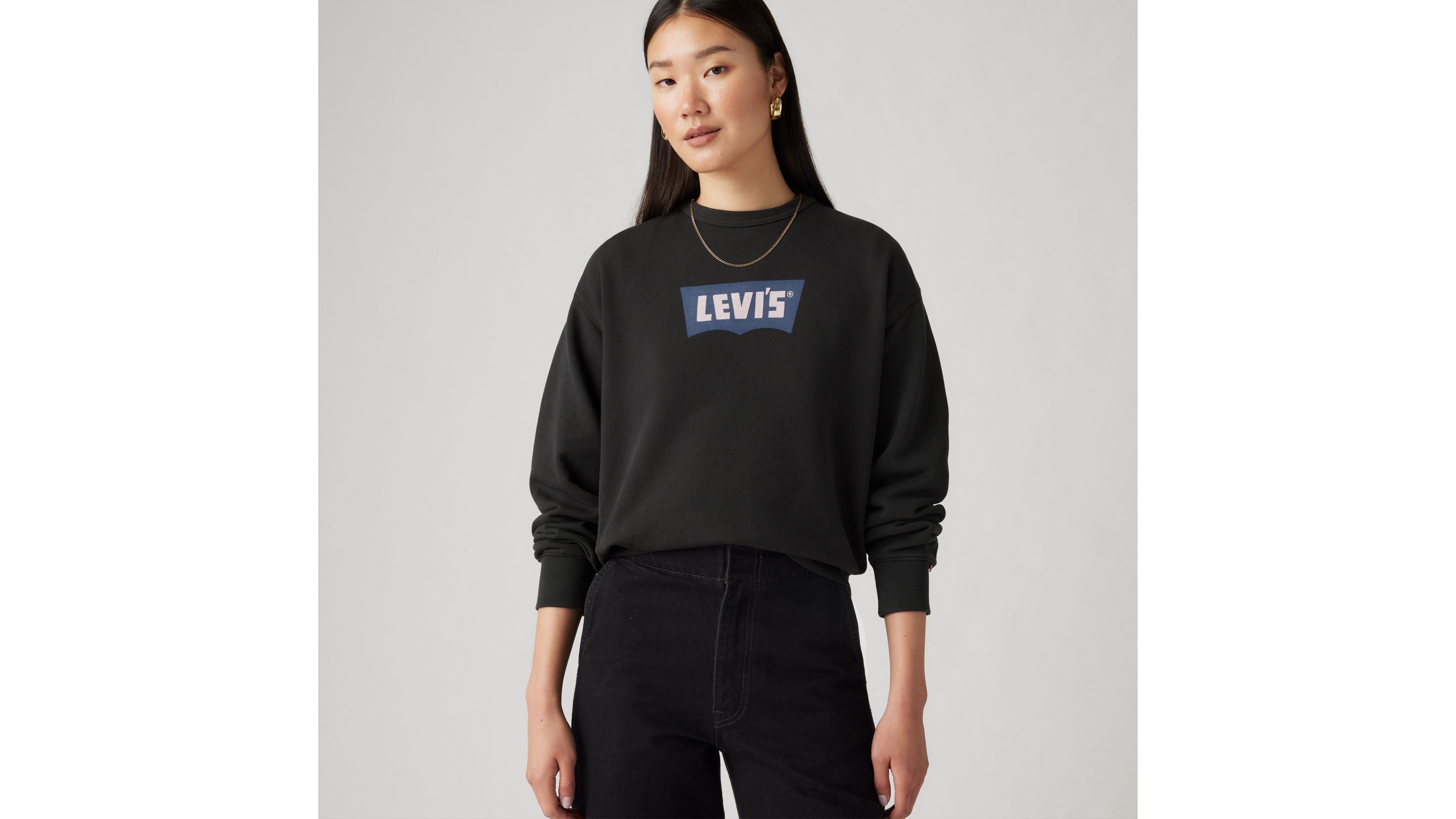 Levi's Graphic Iconic Heritage Crewneck Sweatshirt - Women's S