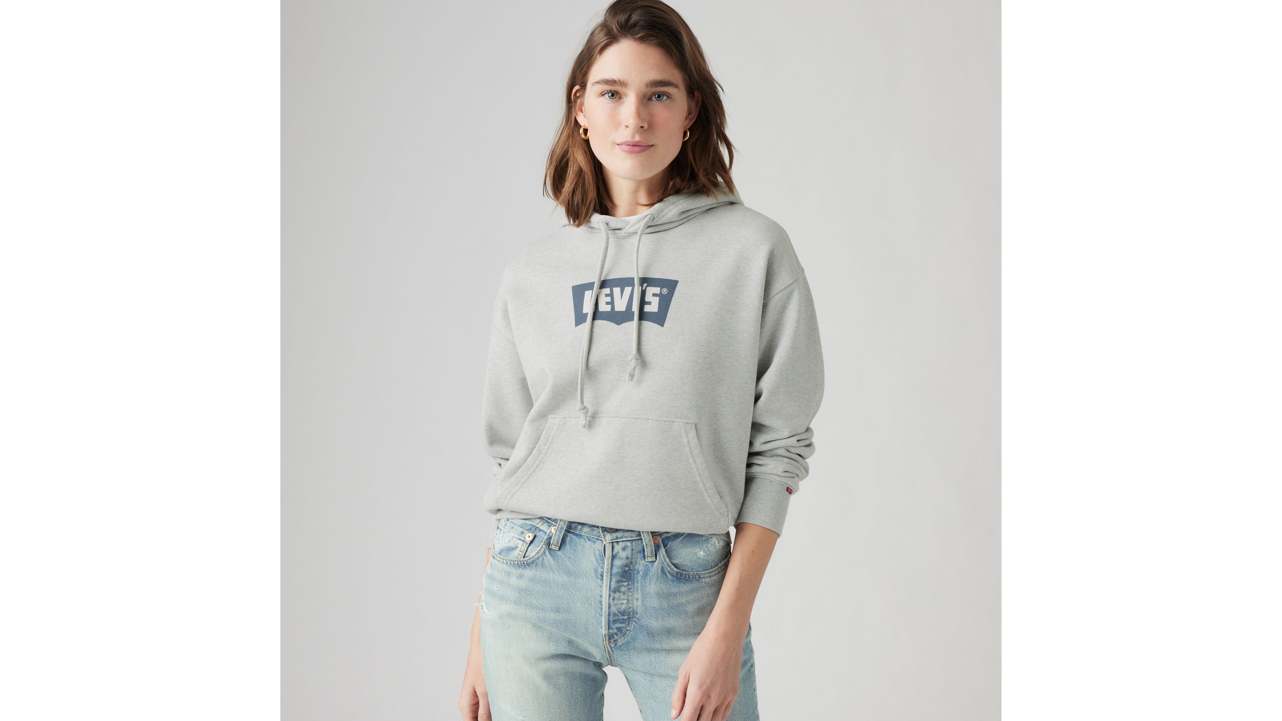 Levi's Graphic Iconic Heritage Hoodie Sweatshirt - Women's S