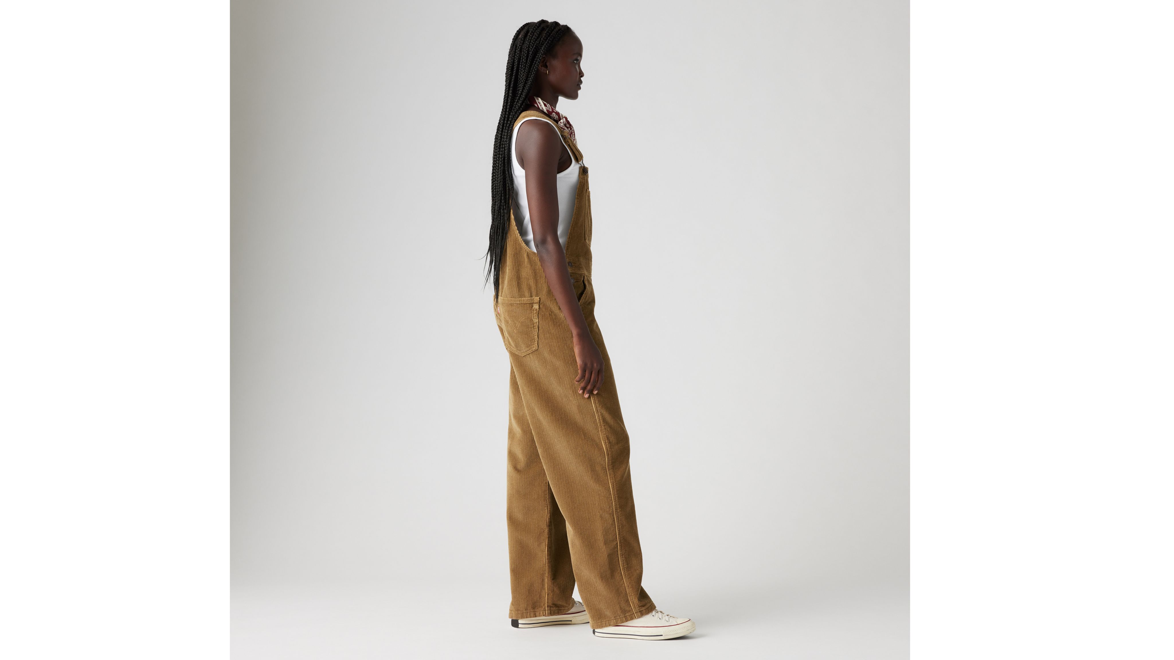 Baggy Corduroy Overalls - Beige | Levi's® KZ