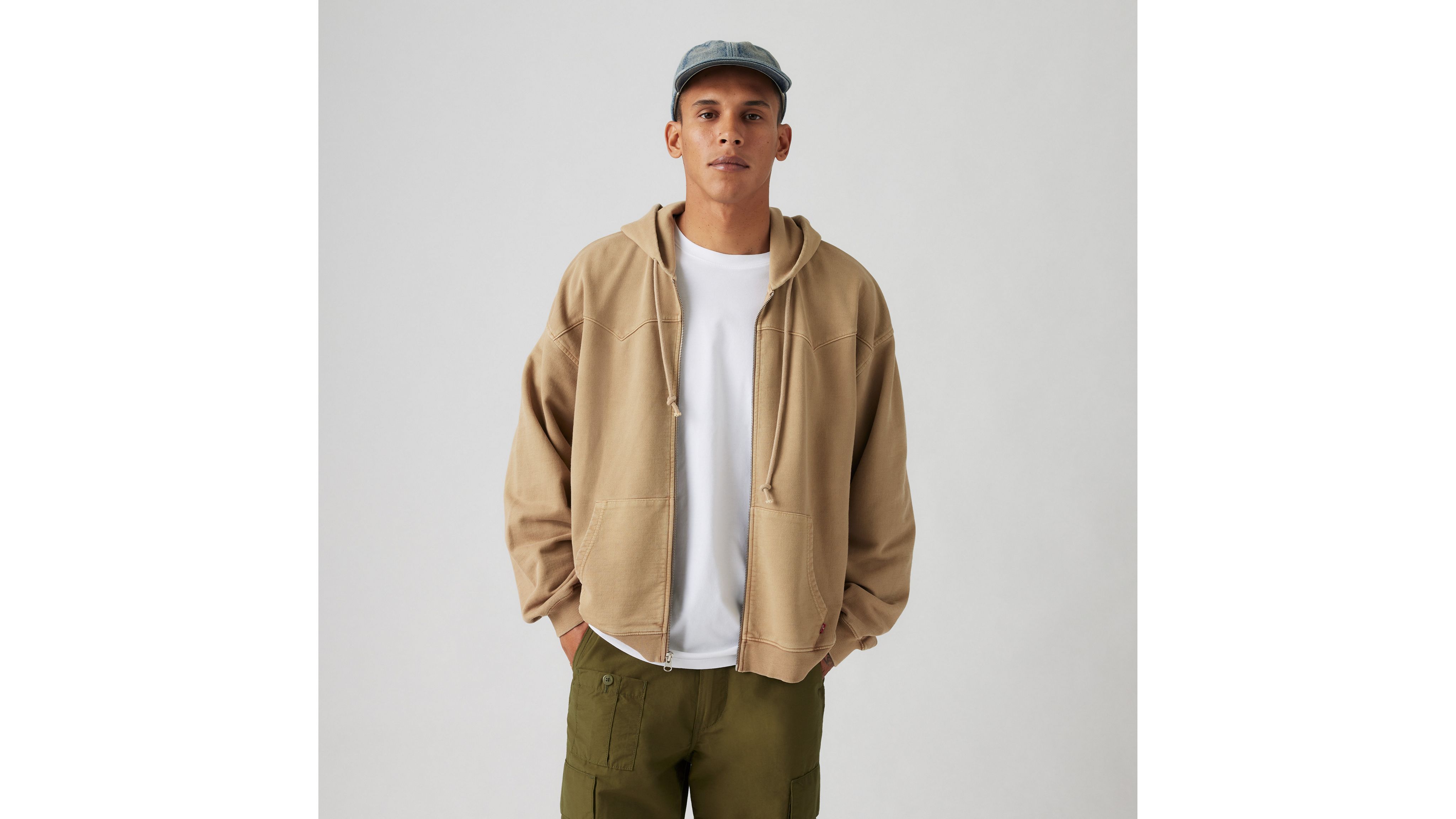 【試着のみ】STONE  FULL ZIP SWEATSHIRT Ｌ stone island reversible Zip hoodie 6715578d1 wool men black