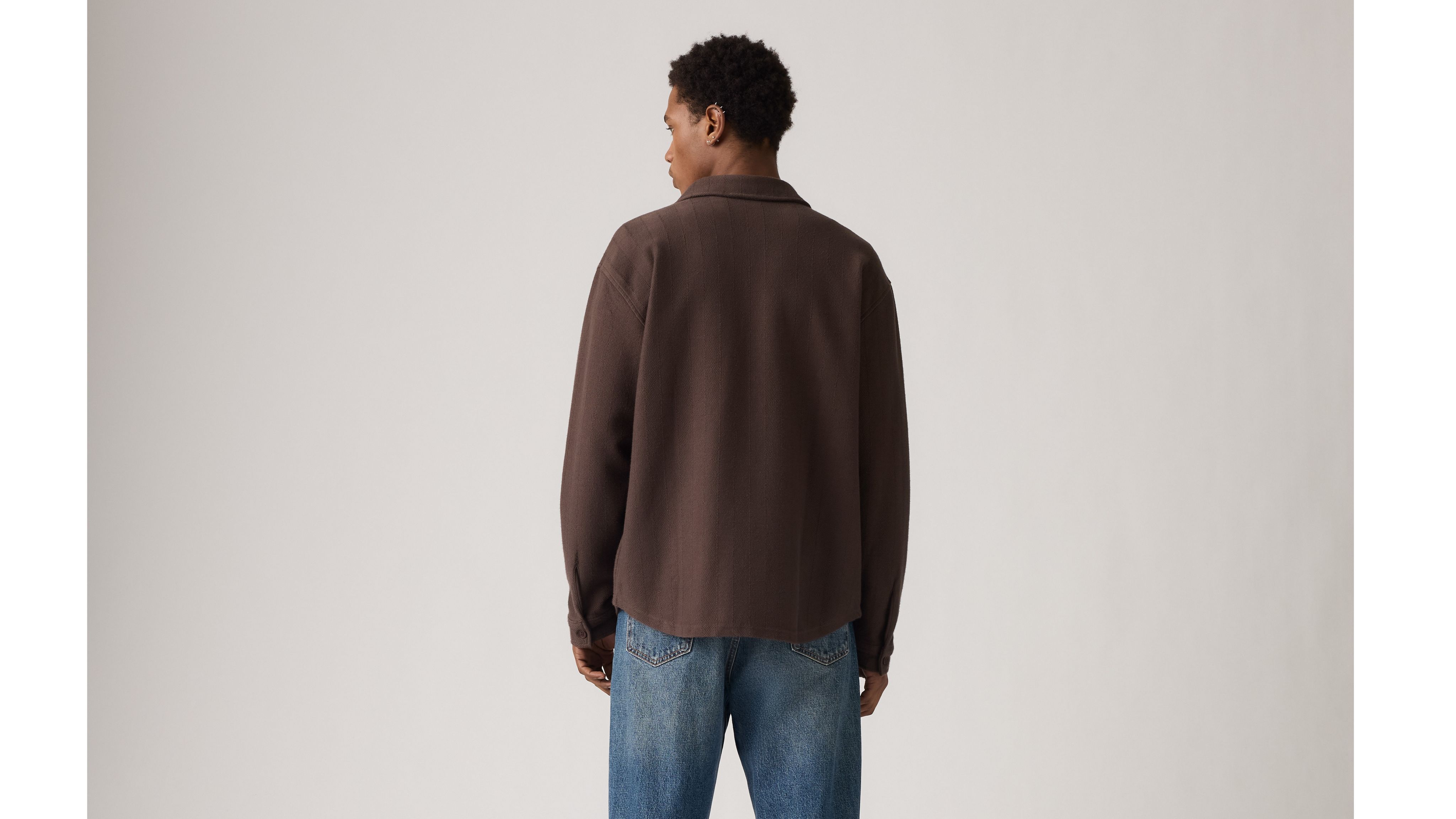 Levi's Bayview Soft Worker Sweatshirt In Brown
