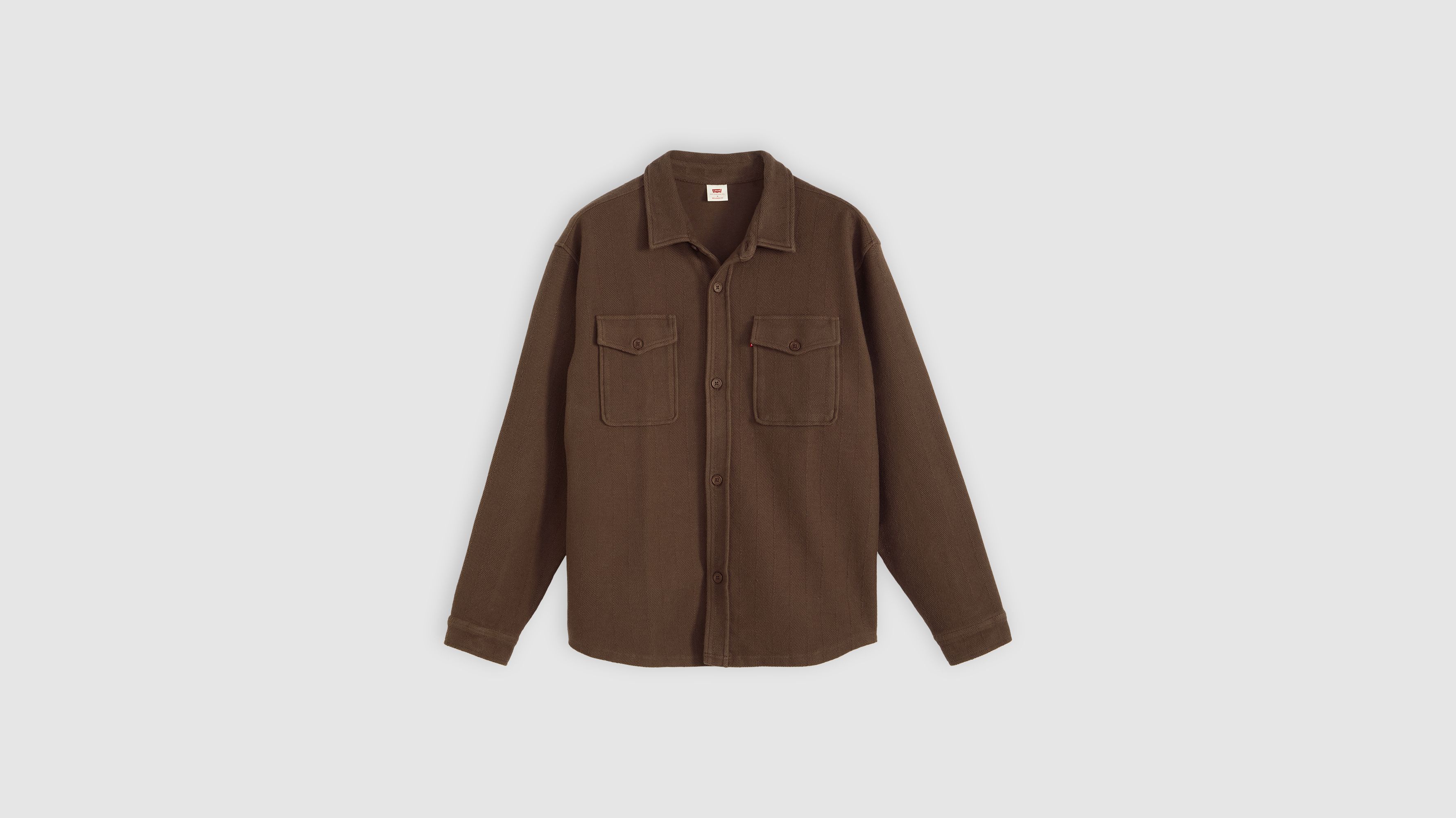 Levi's Bayview Soft Worker Sweatshirt In Brown