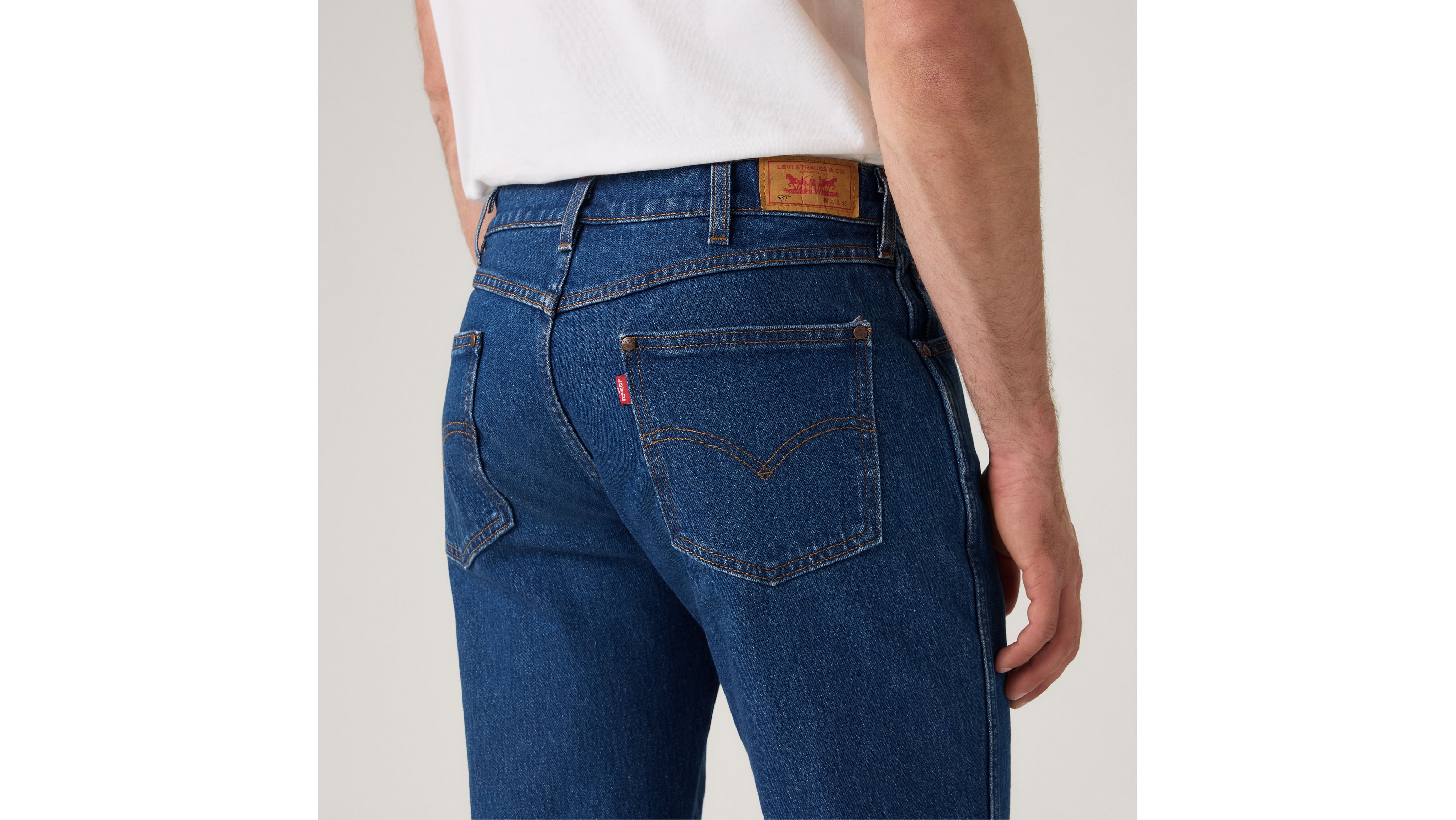 537™ Western Bootcut Jeans - Blue | Levi's® GB