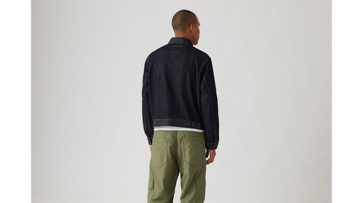 Embarcadero Station Jacket — Love Your Smile - Dark Wash